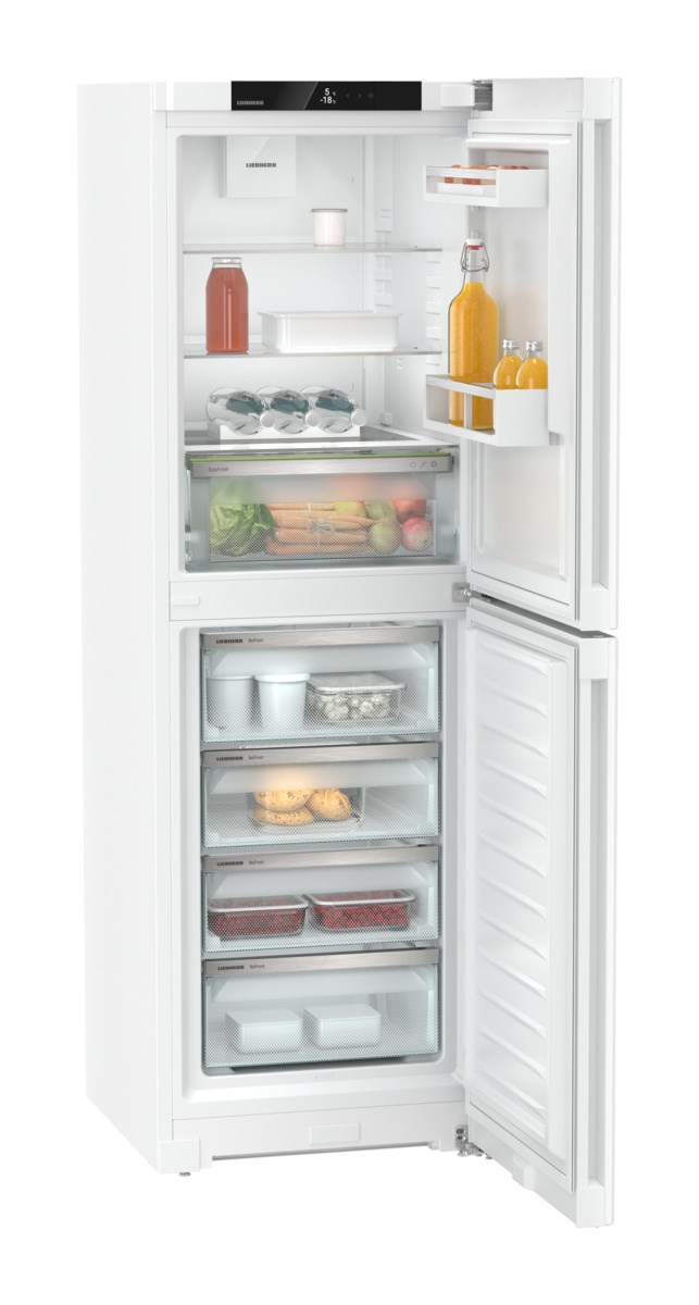 Liebherr CNF5204 59.5cm Frost Free Fridge Freezer - White thumbnail image