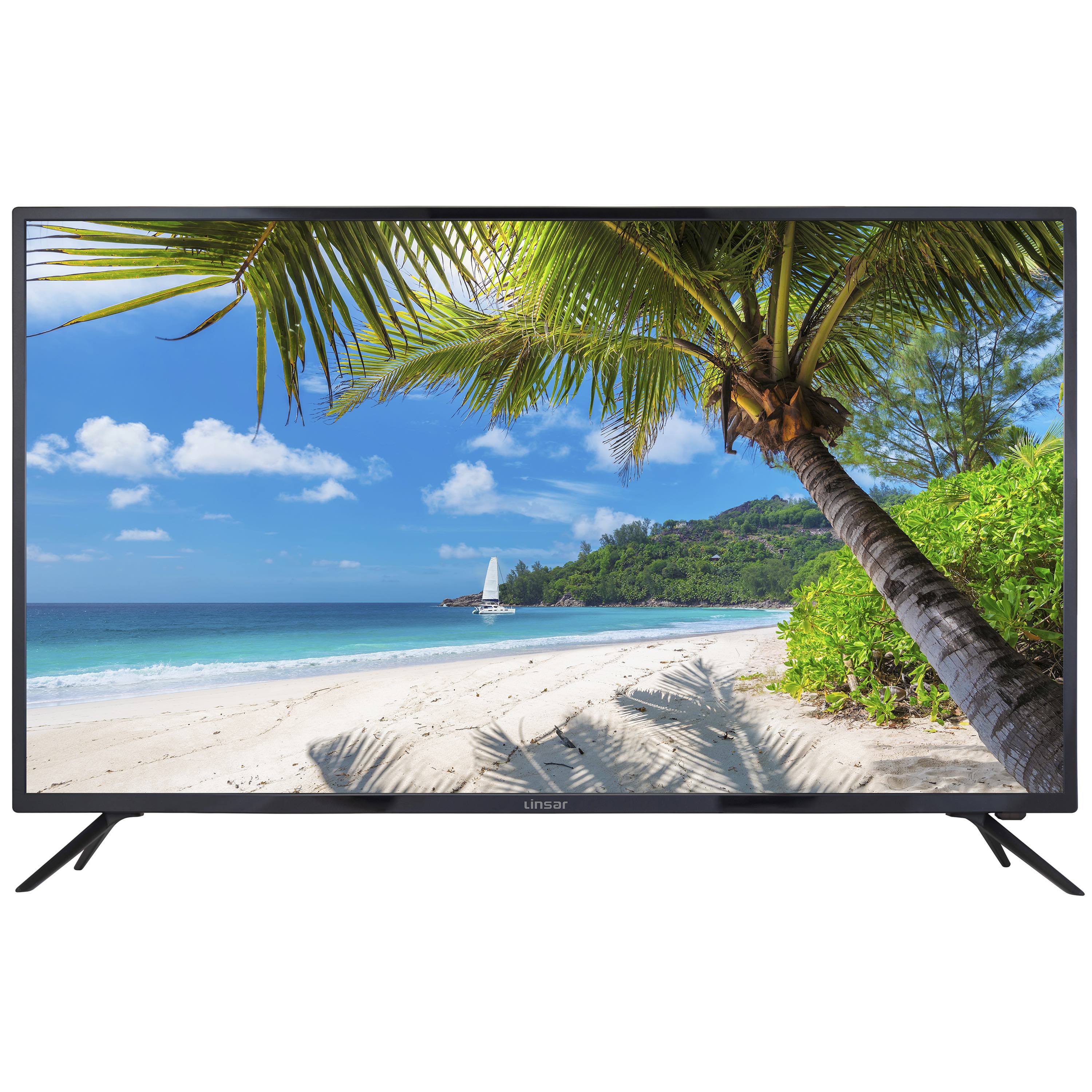 Linsar 24" HD Ready TV with Integrated DVD and Freeview HD- Black - A Rated thumbnail image