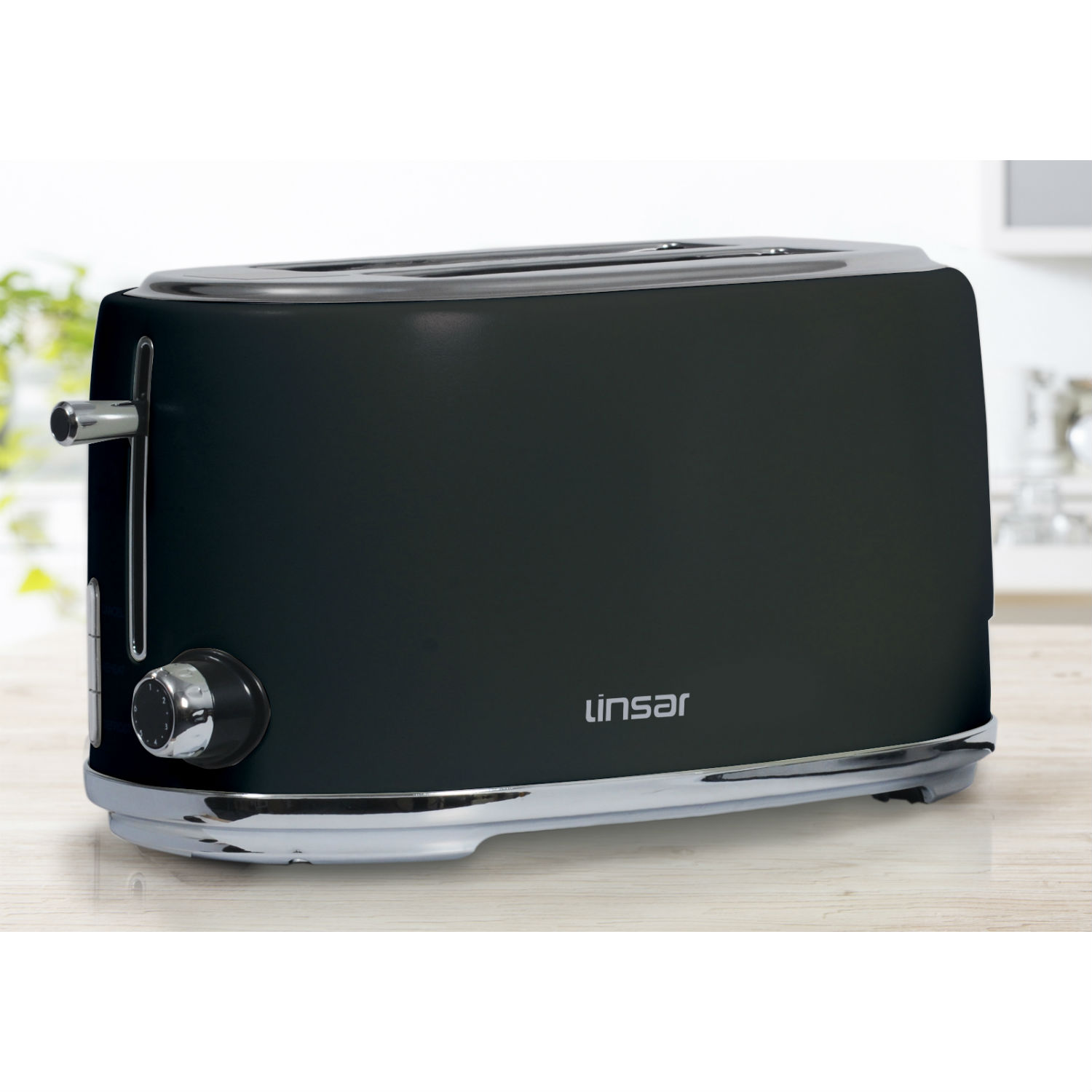 Linsar 4 Slice Toaster - Black thumbnail image