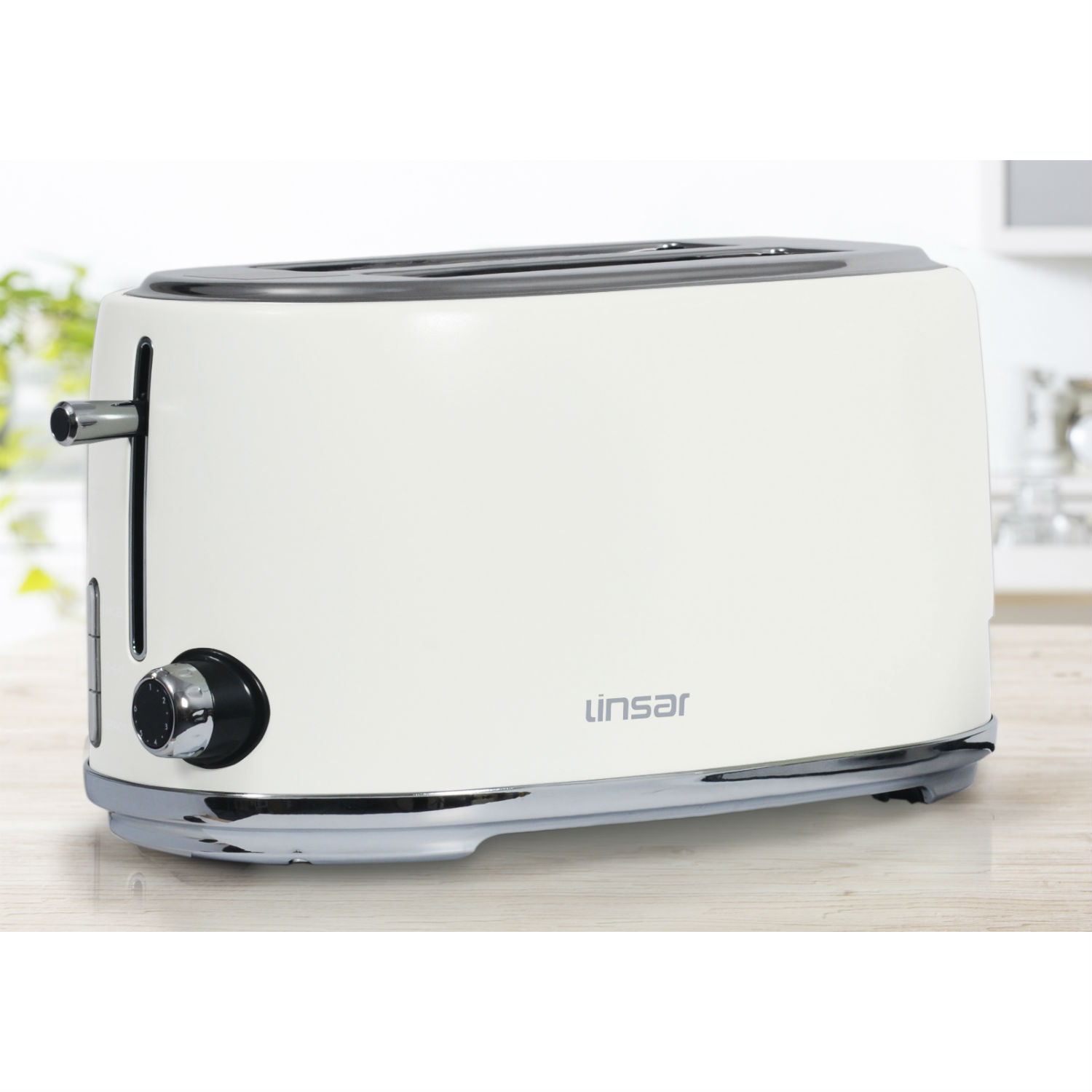 Linsar 4 Slice Toaster - White thumbnail image
