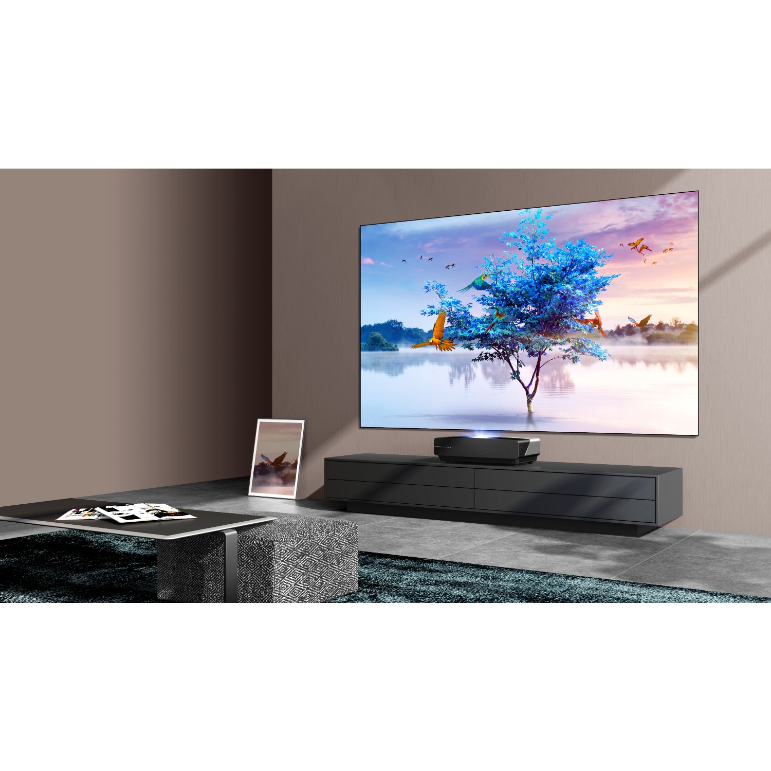 Hisense 100L5FTUK 100" 4K Laser Projector TV Black thumbnail image