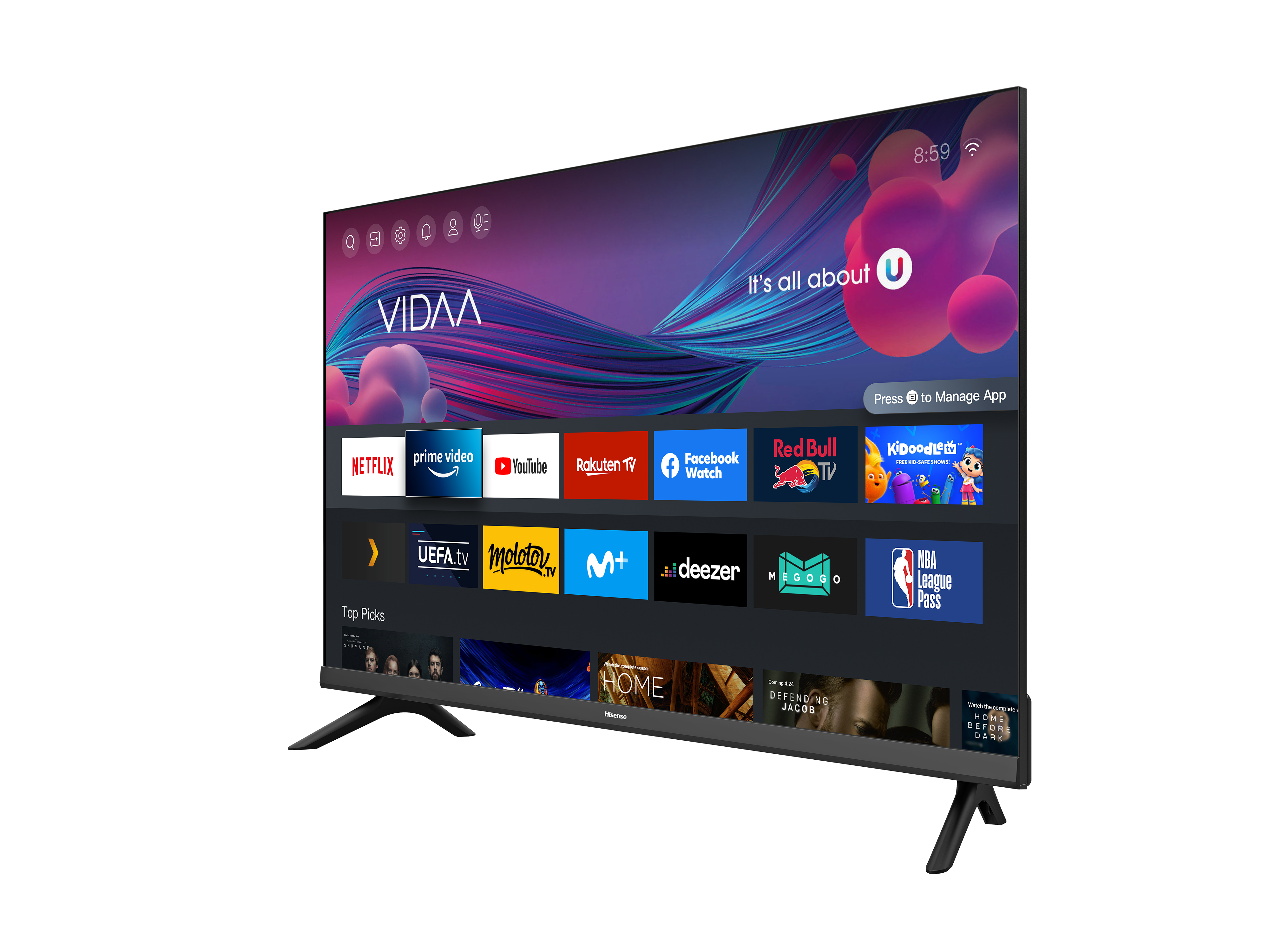 Hisense 32A4BGTUK 32" HD Ready LED Freeview Smart TV thumbnail image
