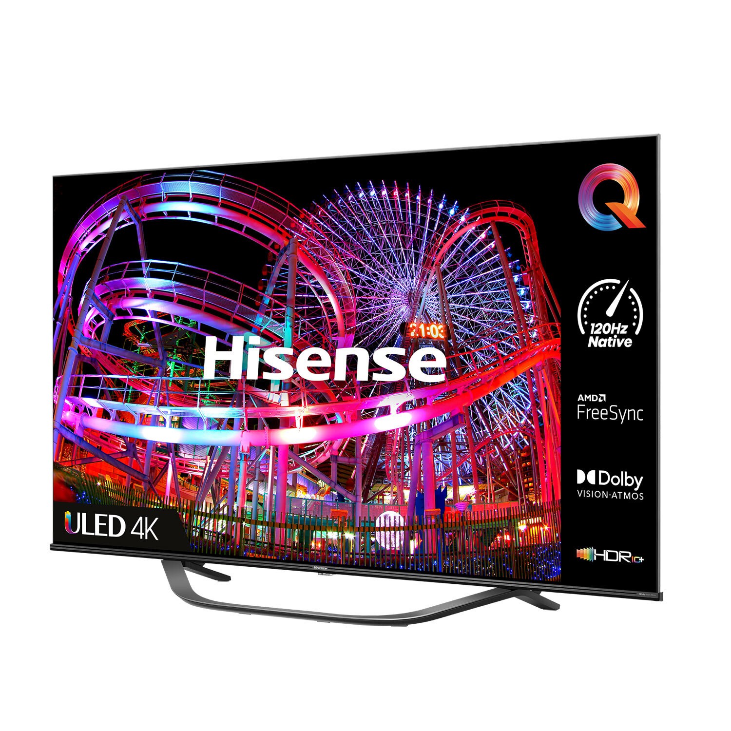 Hisense 55U7HQTUK 55" 4K UHD HDR QLED Freeview Smart TV thumbnail image