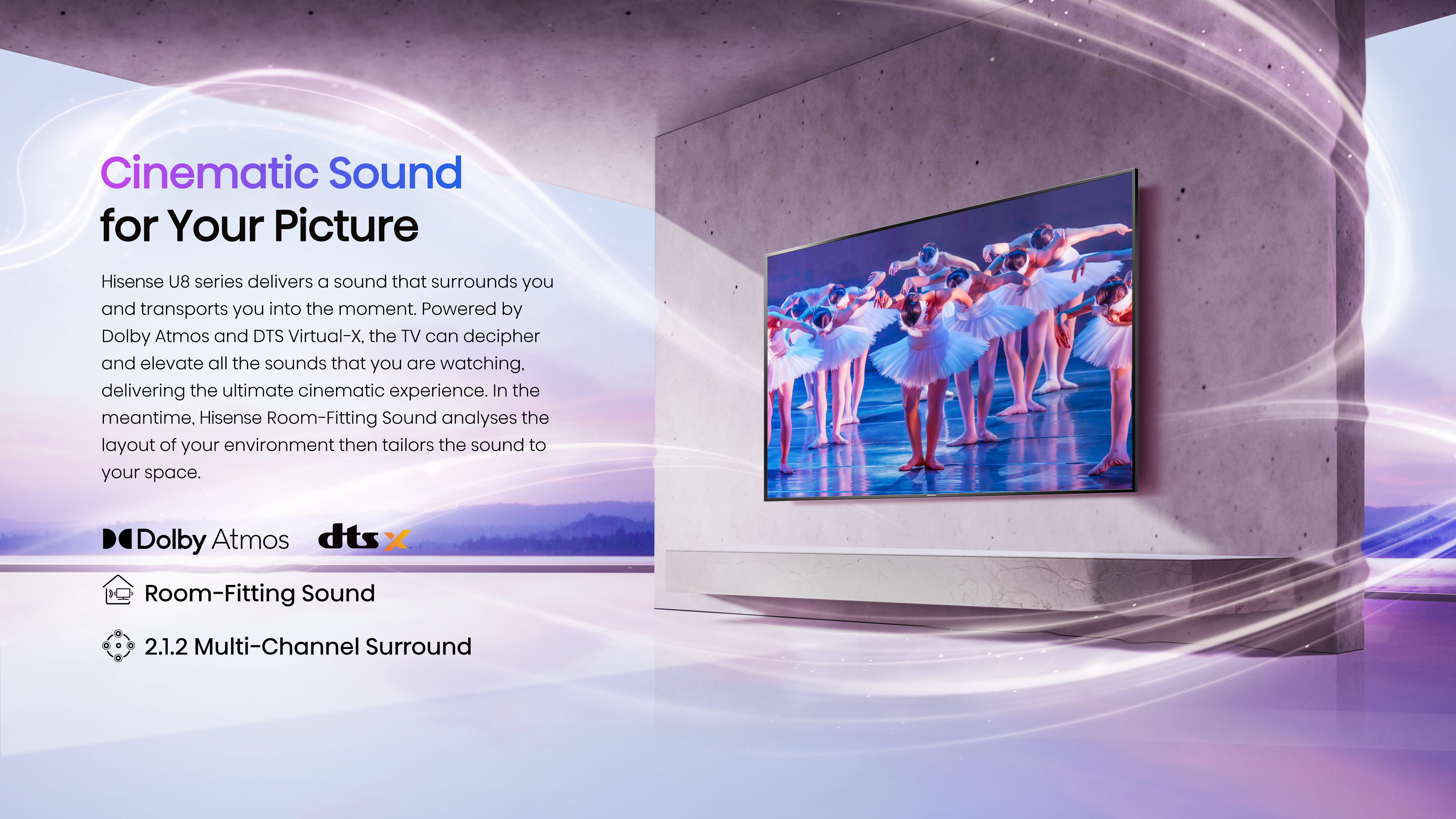 Hisense 55U8HQTUK 55" 4K UHD HDR Mini-LED ULED Smart TV thumbnail image