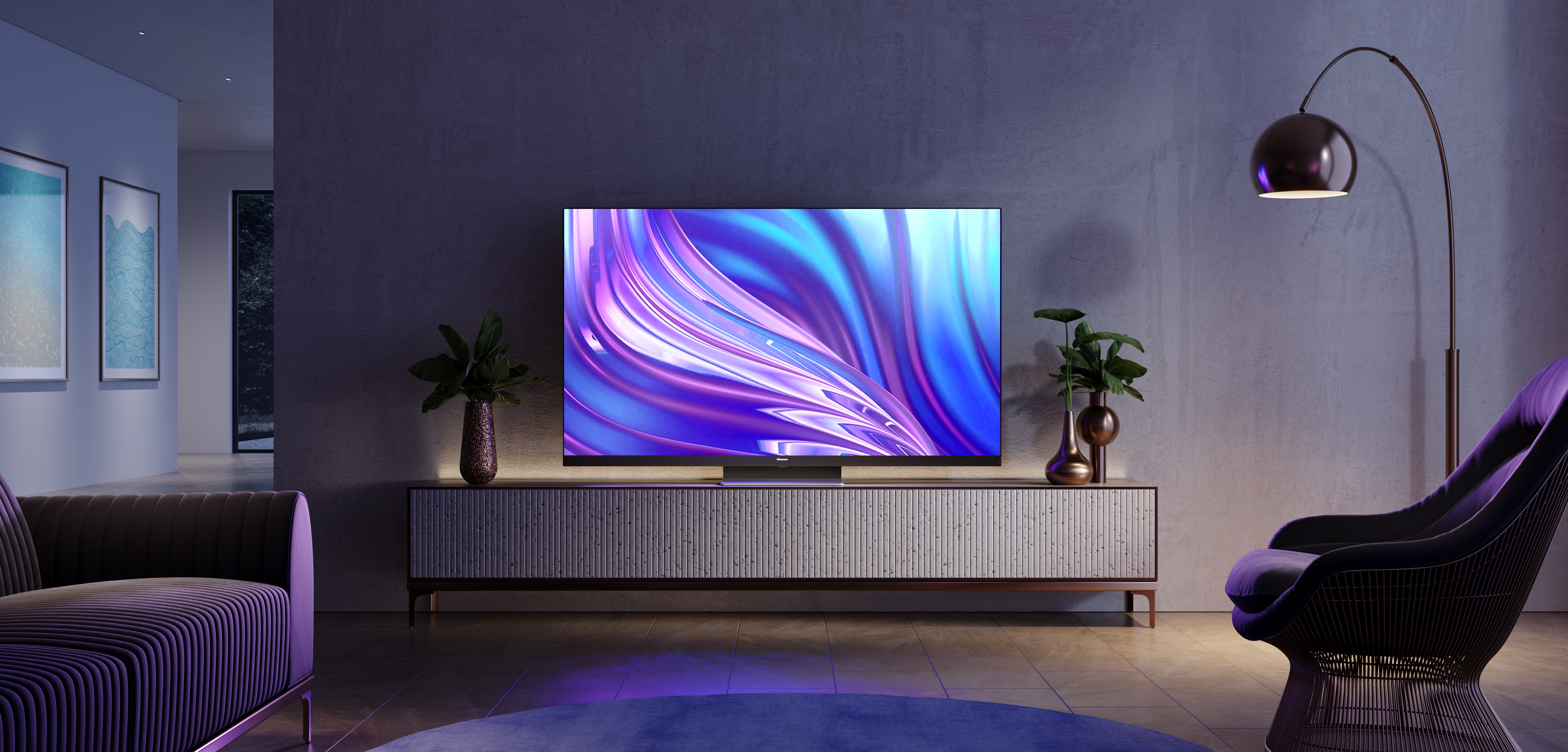 Hisense 55U8HQTUK 55" 4K UHD HDR Mini-LED ULED Smart TV thumbnail image