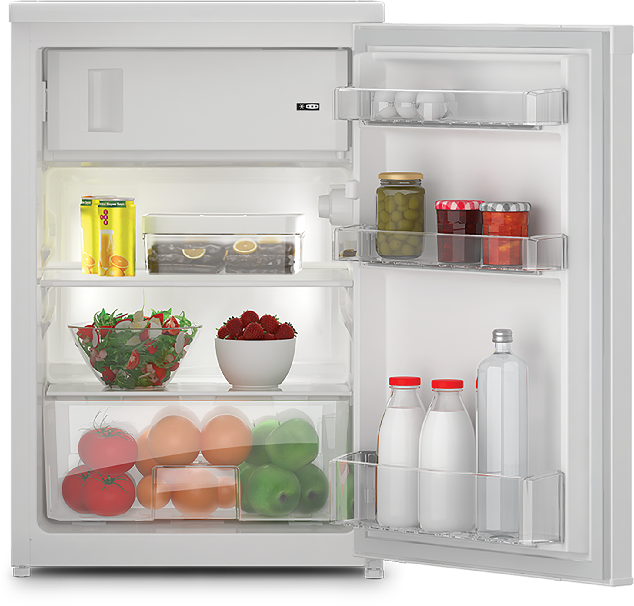 Zenith ZRS4584W Under Counter Fridge with 4 Star Freezer - White thumbnail image