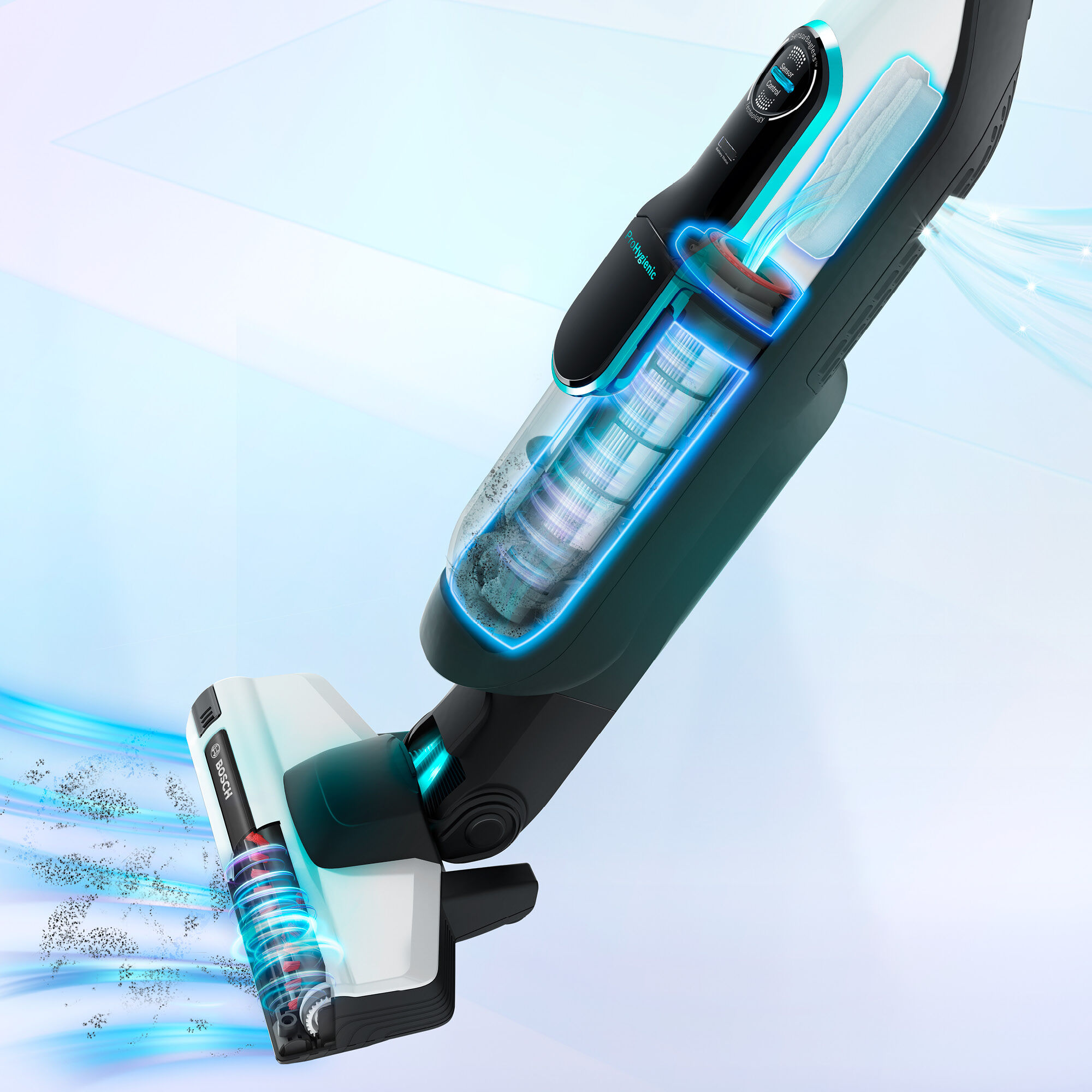 Bosch BCH86HYGGB ProHygienic 28V Cordless Vacuum Cleaner - 60 Minute Run Time thumbnail image
