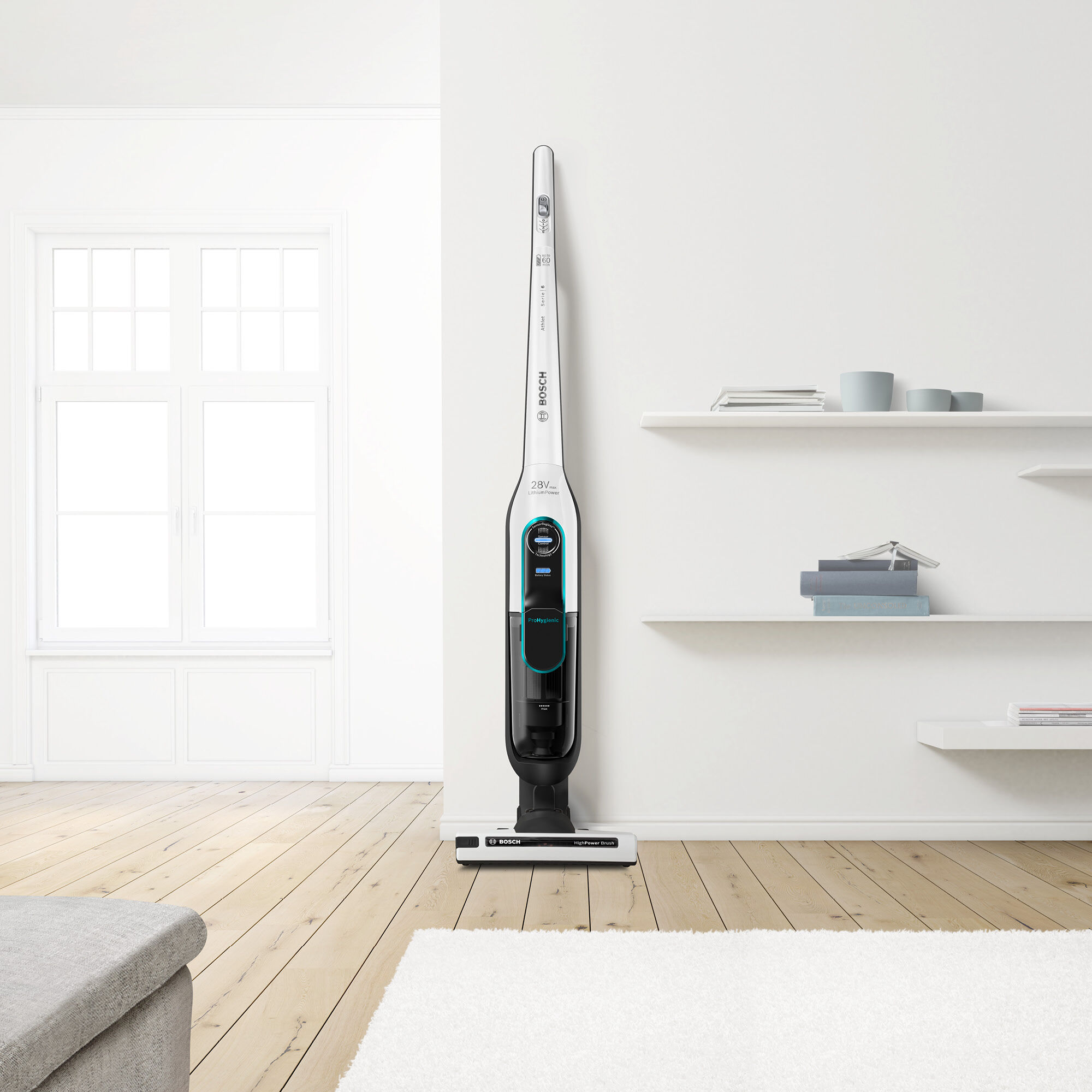 Bosch BCH86HYGGB ProHygienic 28V Cordless Vacuum Cleaner - 60 Minute Run Time thumbnail image