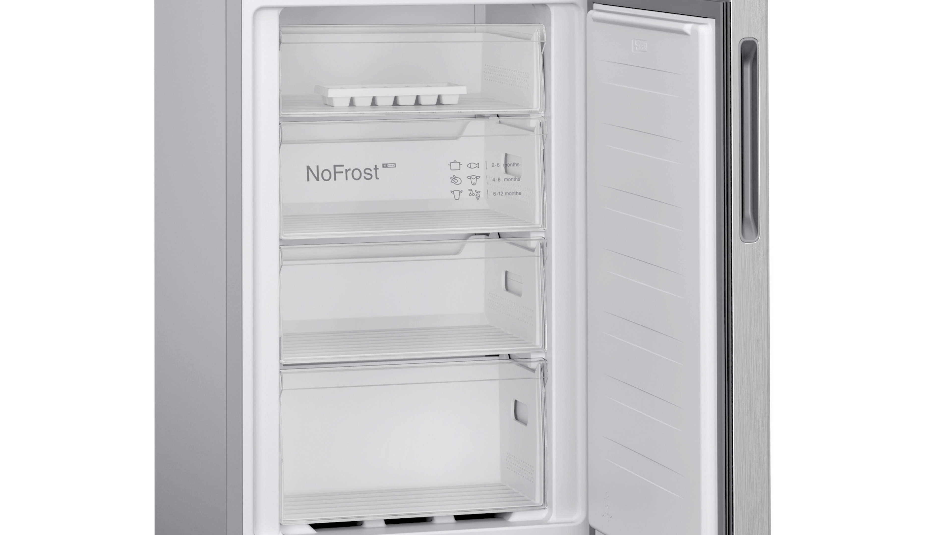 Bosch KGN27NLFAG 55cm 50/50 Frost Free Fridge Freezer - Silver thumbnail image