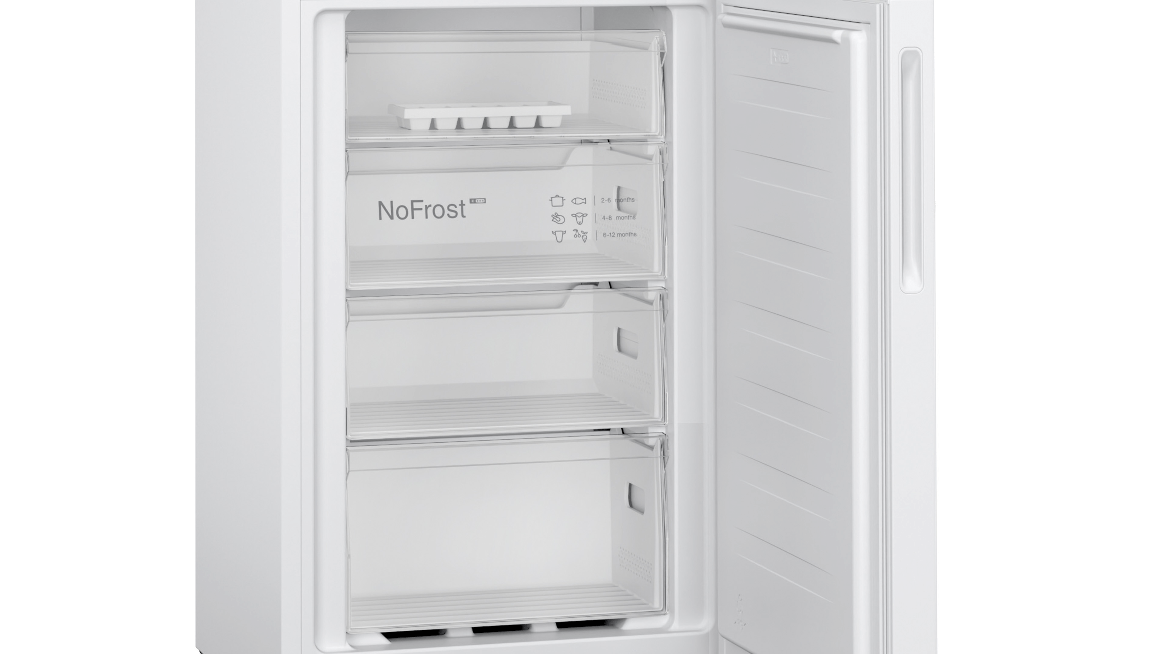 Bosch KGN27NWFAG 55cm 50/50 Frost Free Fridge Freezer - White  thumbnail image