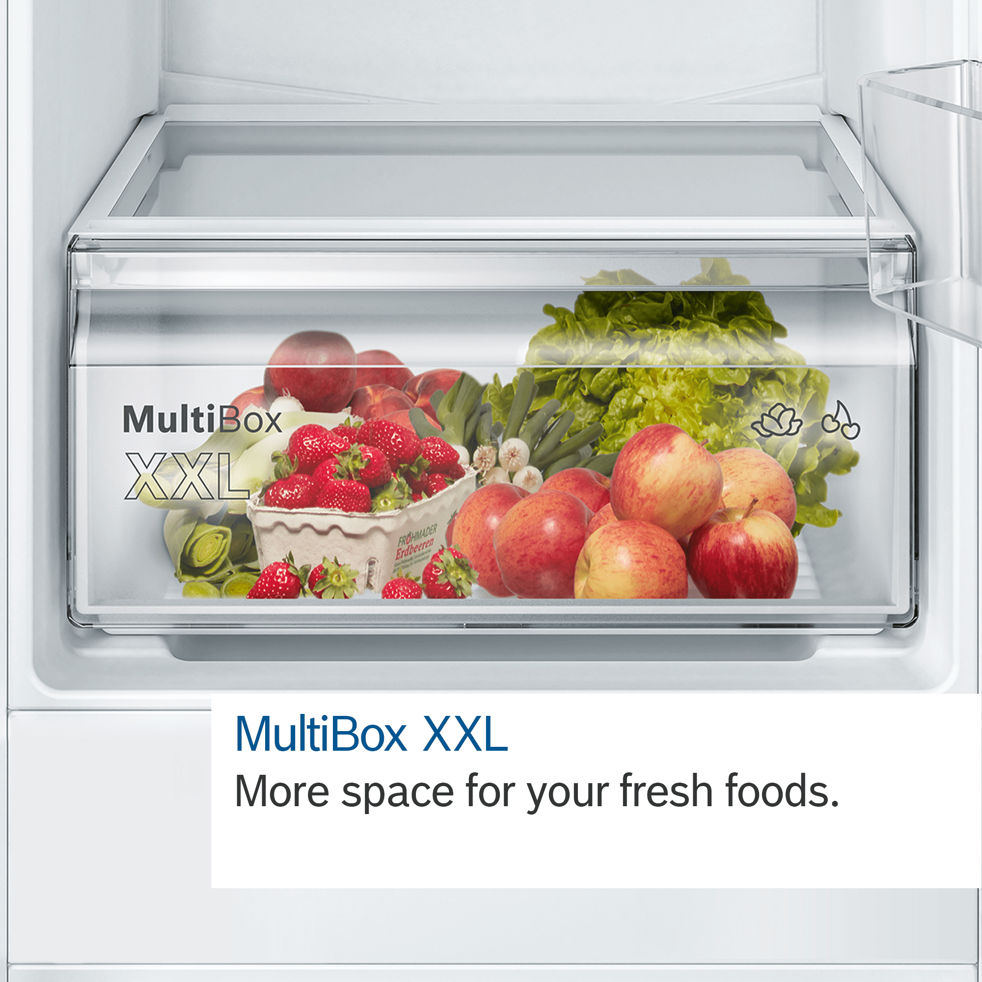 Bosch KGN27NWFAG 55cm 50/50 Frost Free Fridge Freezer - White  thumbnail image