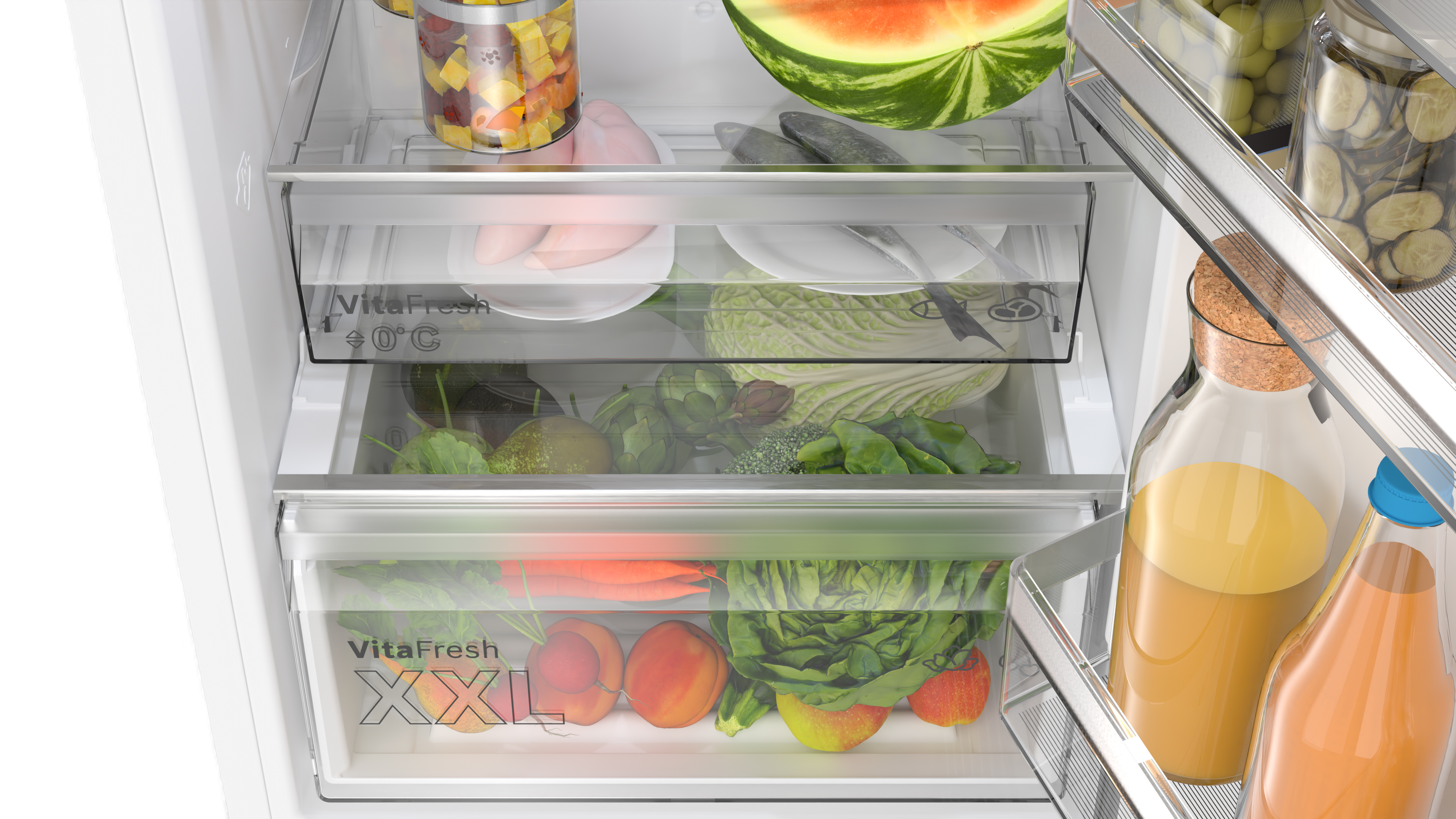 Bosch KGN362WDFG 60cm Frost Free Fridge Freezer - White thumbnail image