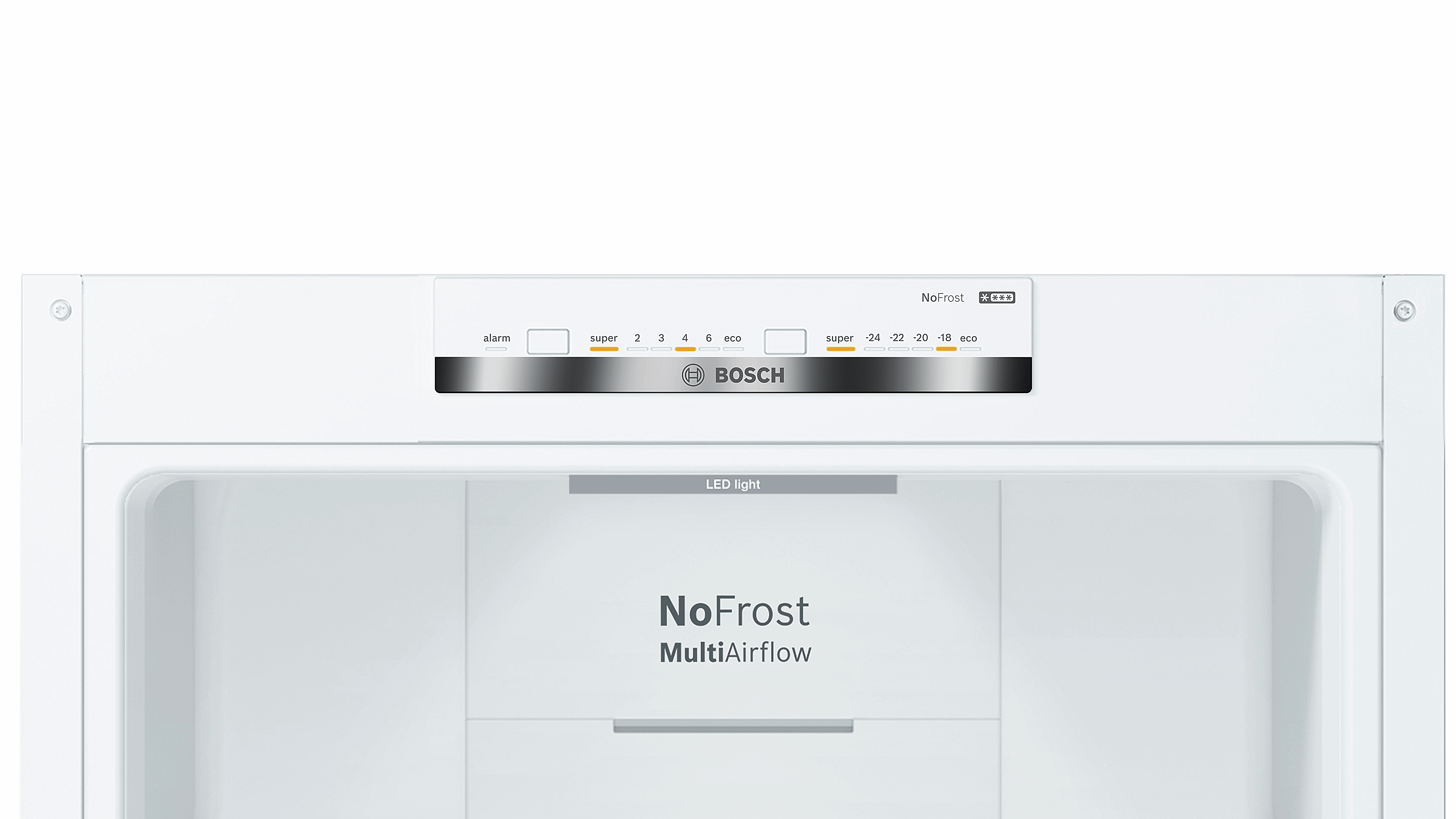 Bosch KGN36VWEAG 60cm Fridge Freezer - White - Frost Free thumbnail image