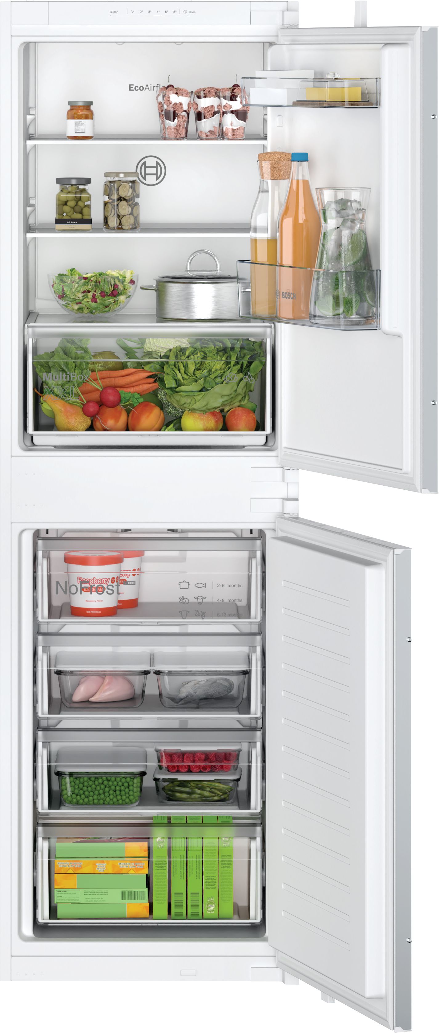 Bosch KIN85NSF0G 54.1cm 50/50 Integrated Frost Free Fridge Freezer thumbnail image