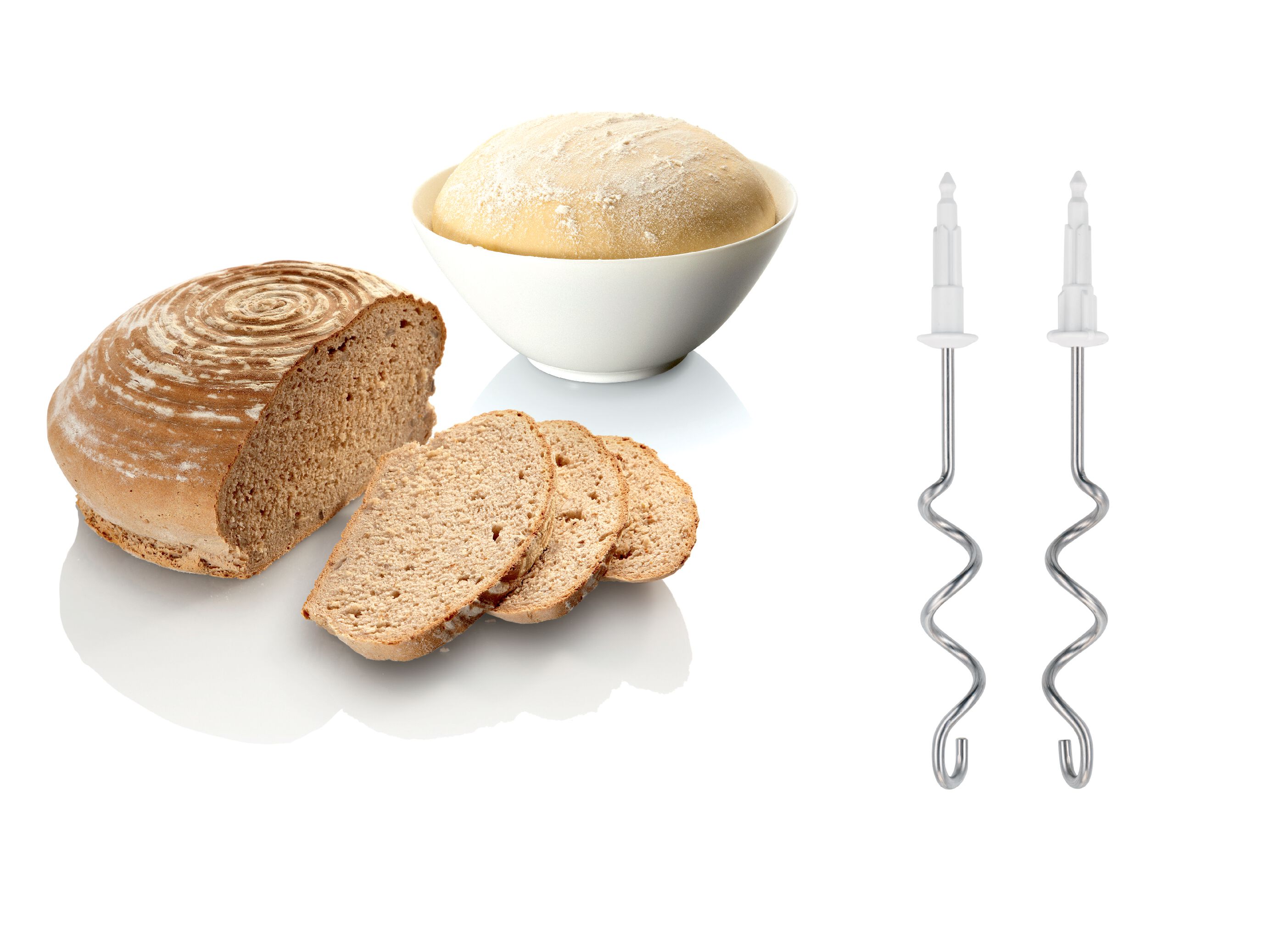 Bosch MFQ3030GB CleverMixx Hand Mixer 350W - White thumbnail image