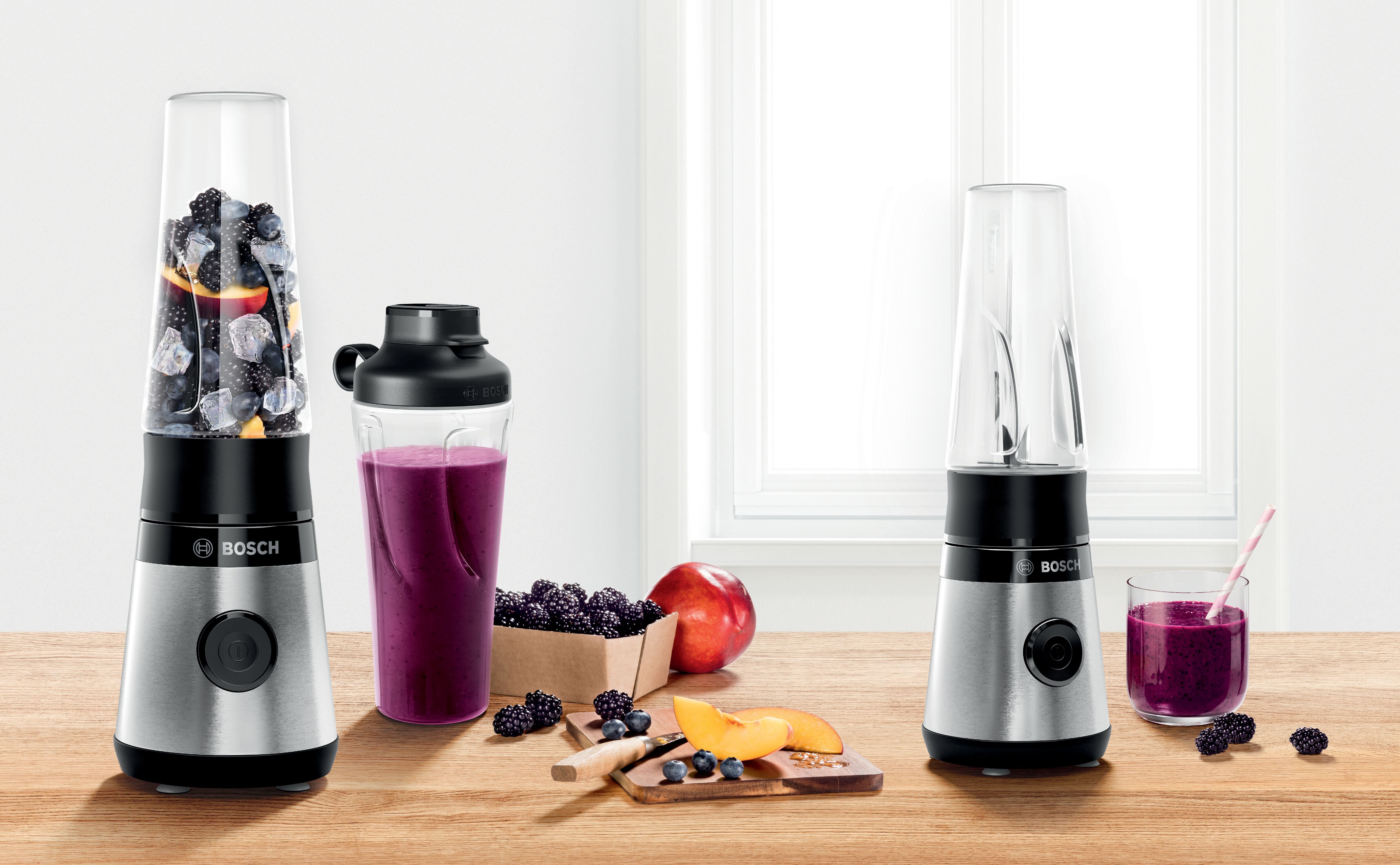 Bosch MMB2111MG VitaPower Serie 2 450W ProPerformance System Mini Blender - Stainless Steel thumbnail image