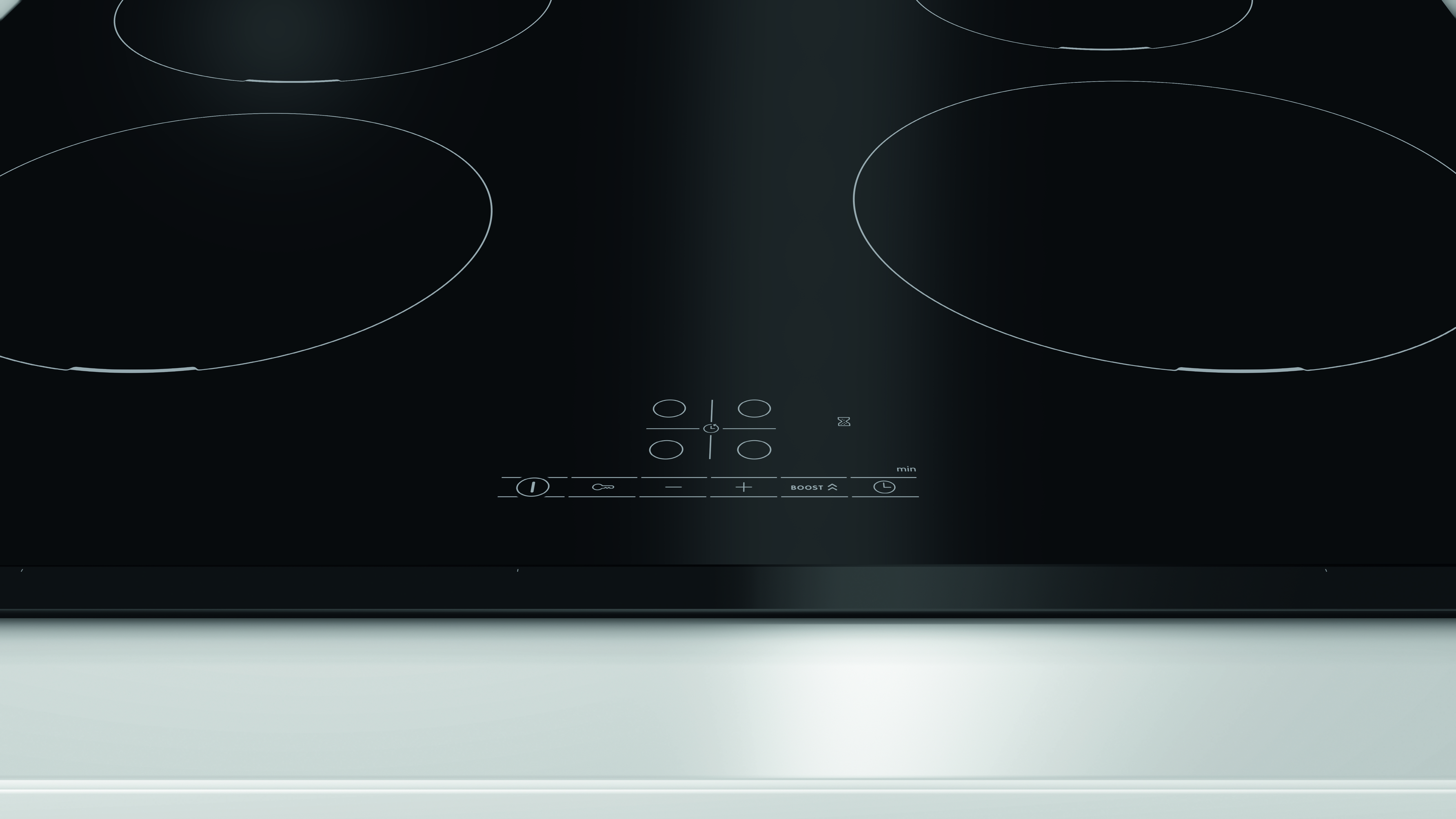 Bosch PIE631BB5E 59.2cm Induction Hob Kit - Black + Free Pan Set thumbnail image