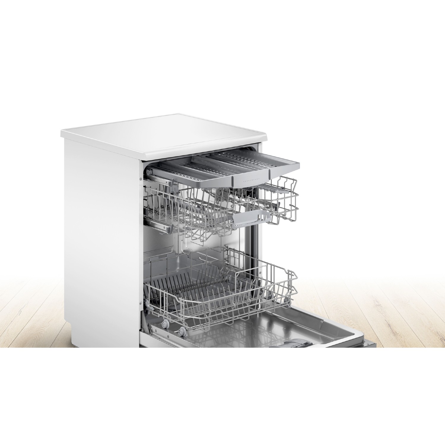 Bosch SMS2HVW66G Full Size Dishwasher - White - 13 Place Settings thumbnail image