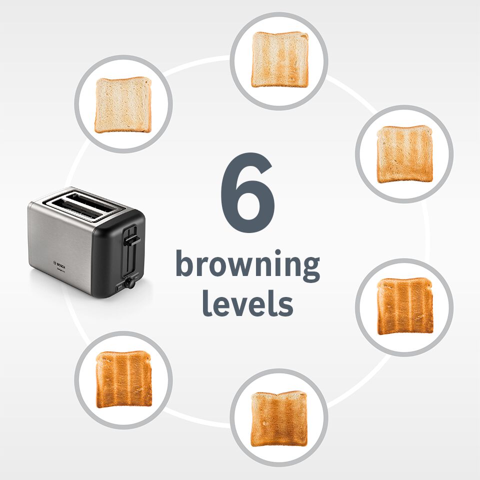 Bosch TAT4P447GB 4 Slot Toaster thumbnail image