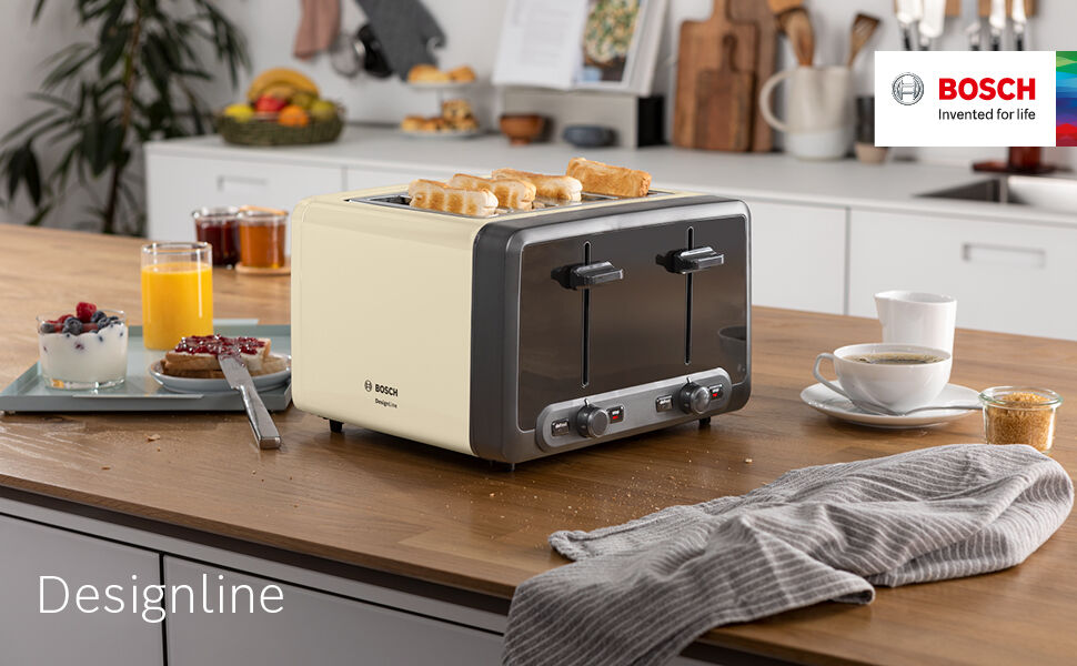 Bosch TAT4P447GB 4 Slot Toaster thumbnail image