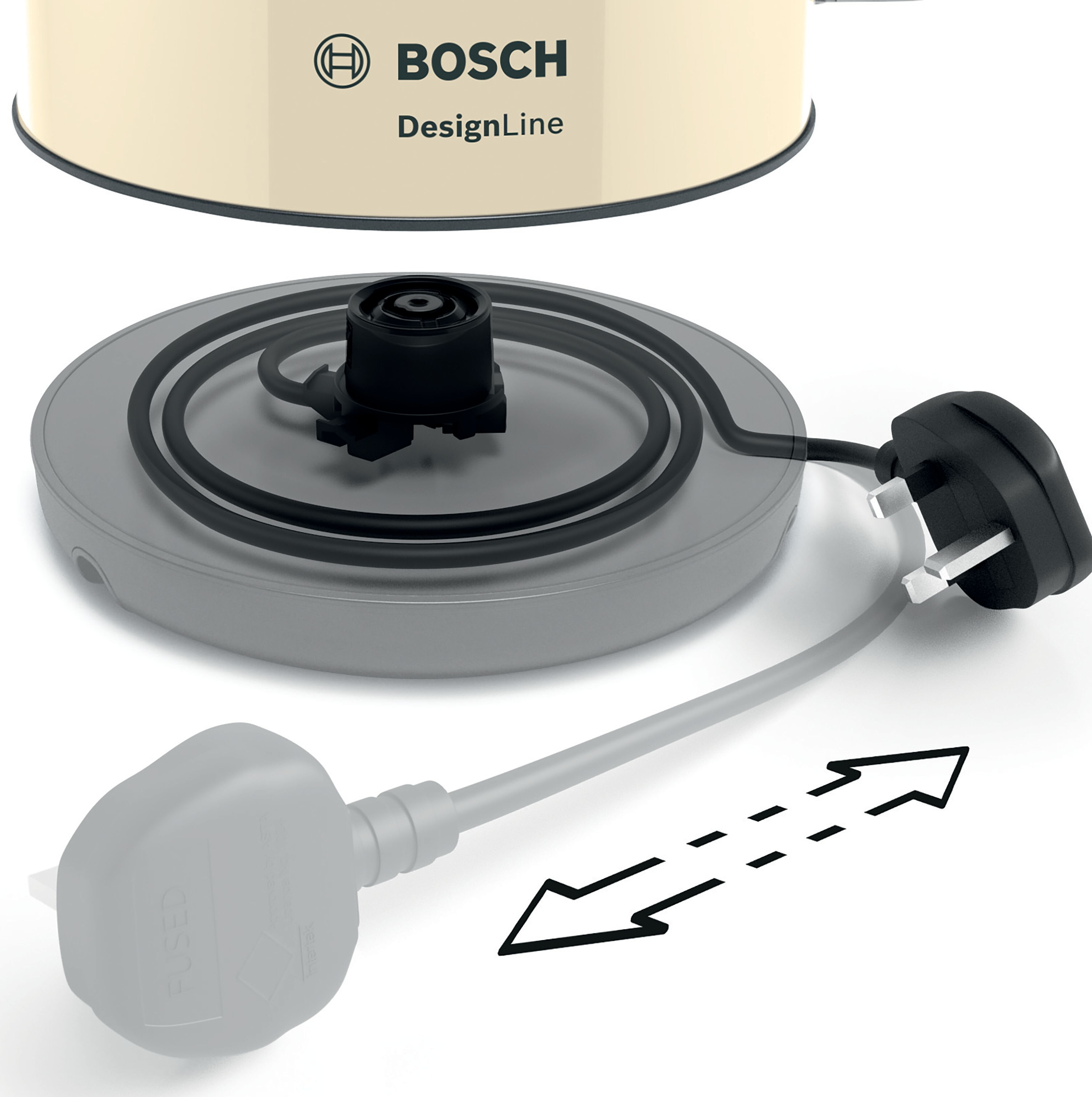 Bosch TWK4P437GB 1.7 Litre Traditional Kettle thumbnail image