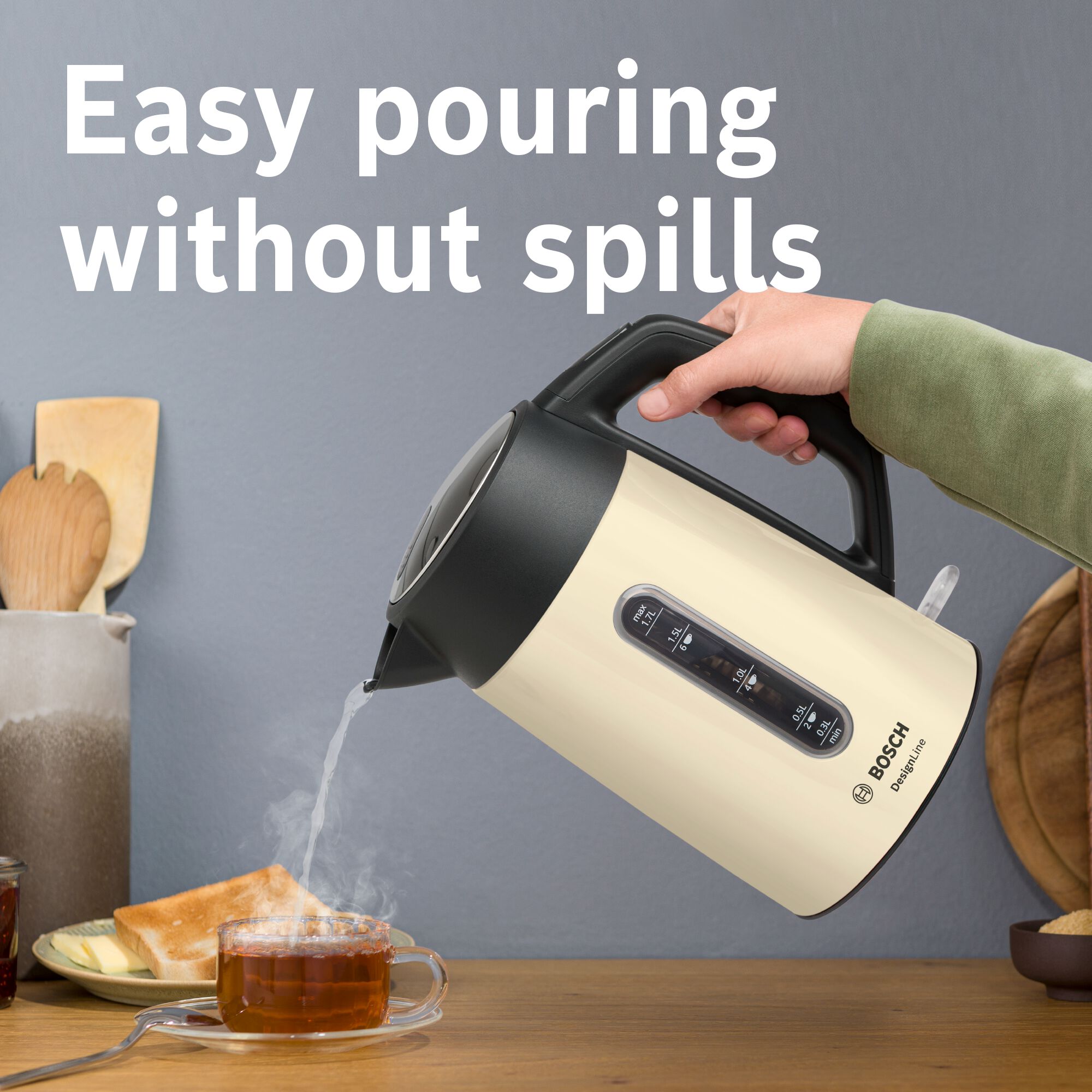 Bosch TWK4P437GB 1.7 Litre Traditional Kettle thumbnail image