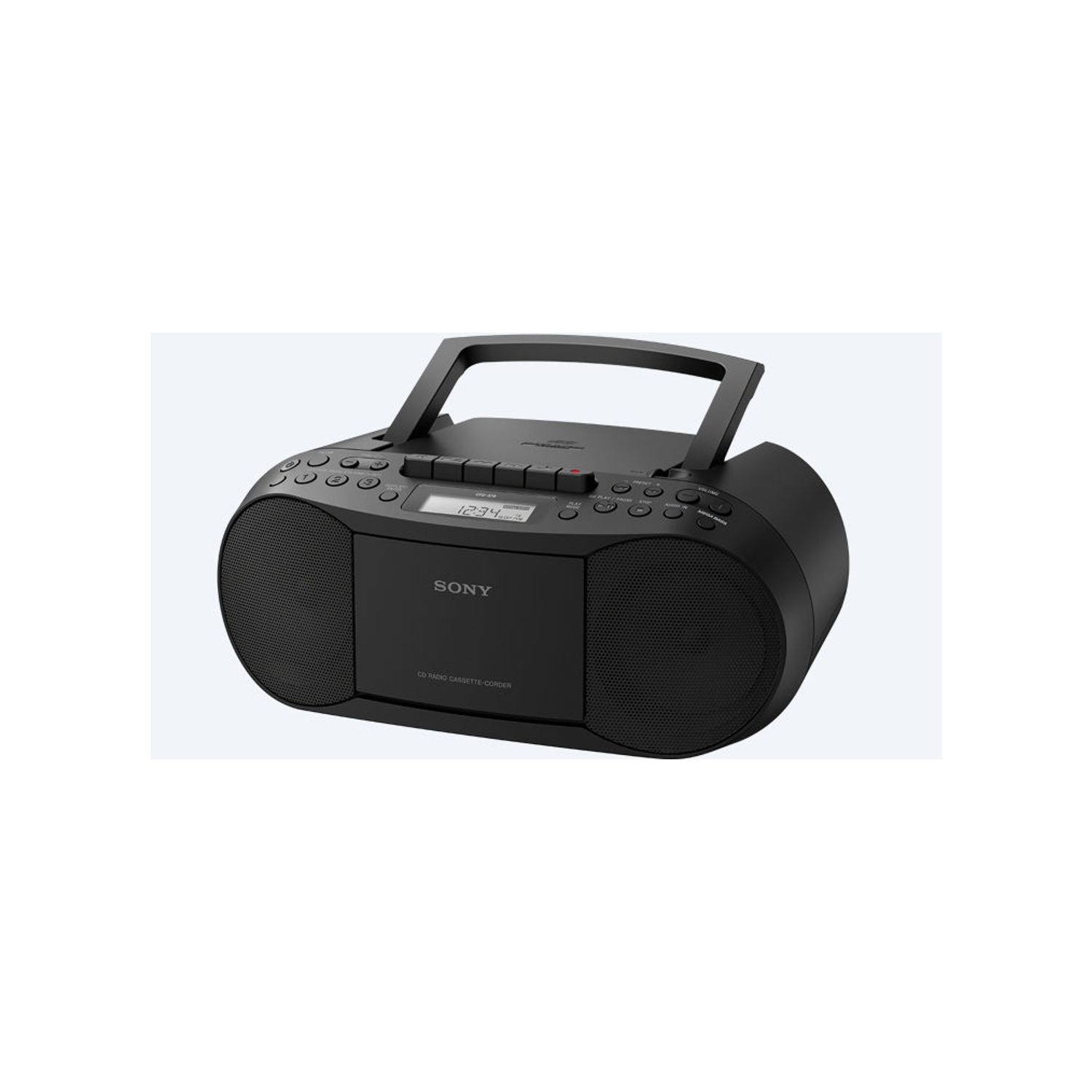 Sony CFDS70BCEK Cass/CD/Radio Boom Box 2 x 1.7w RMS 30 Radio Presets thumbnail image