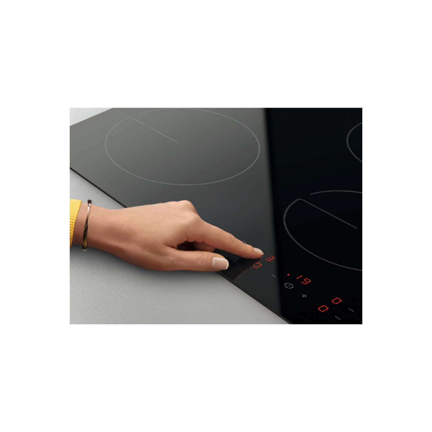 Zanussi ZHRX643K 59cm Ceramic Hob - Black thumbnail image