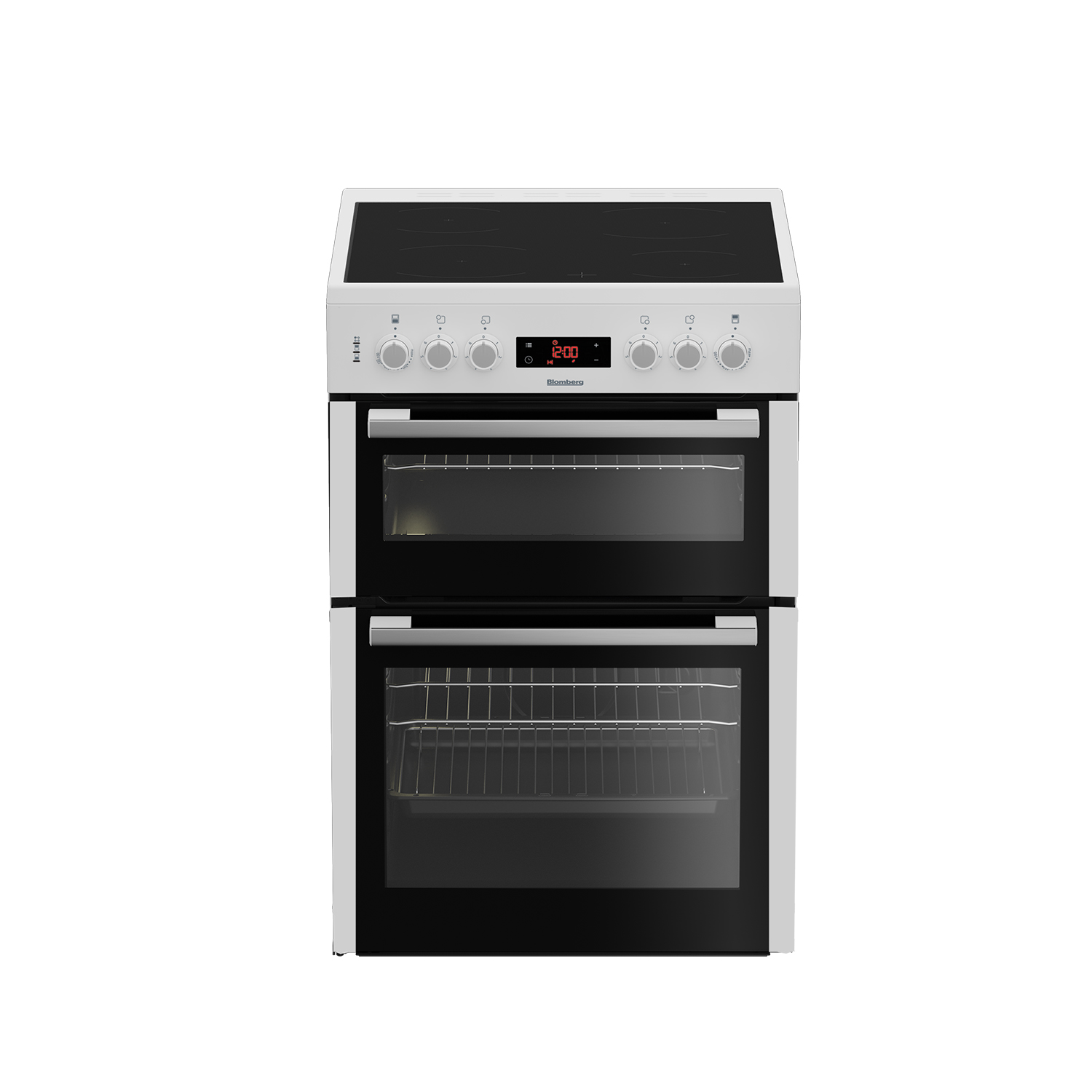 Blomberg HKN65W 60cm Electric Double Oven with Ceramic Hob - White thumbnail image