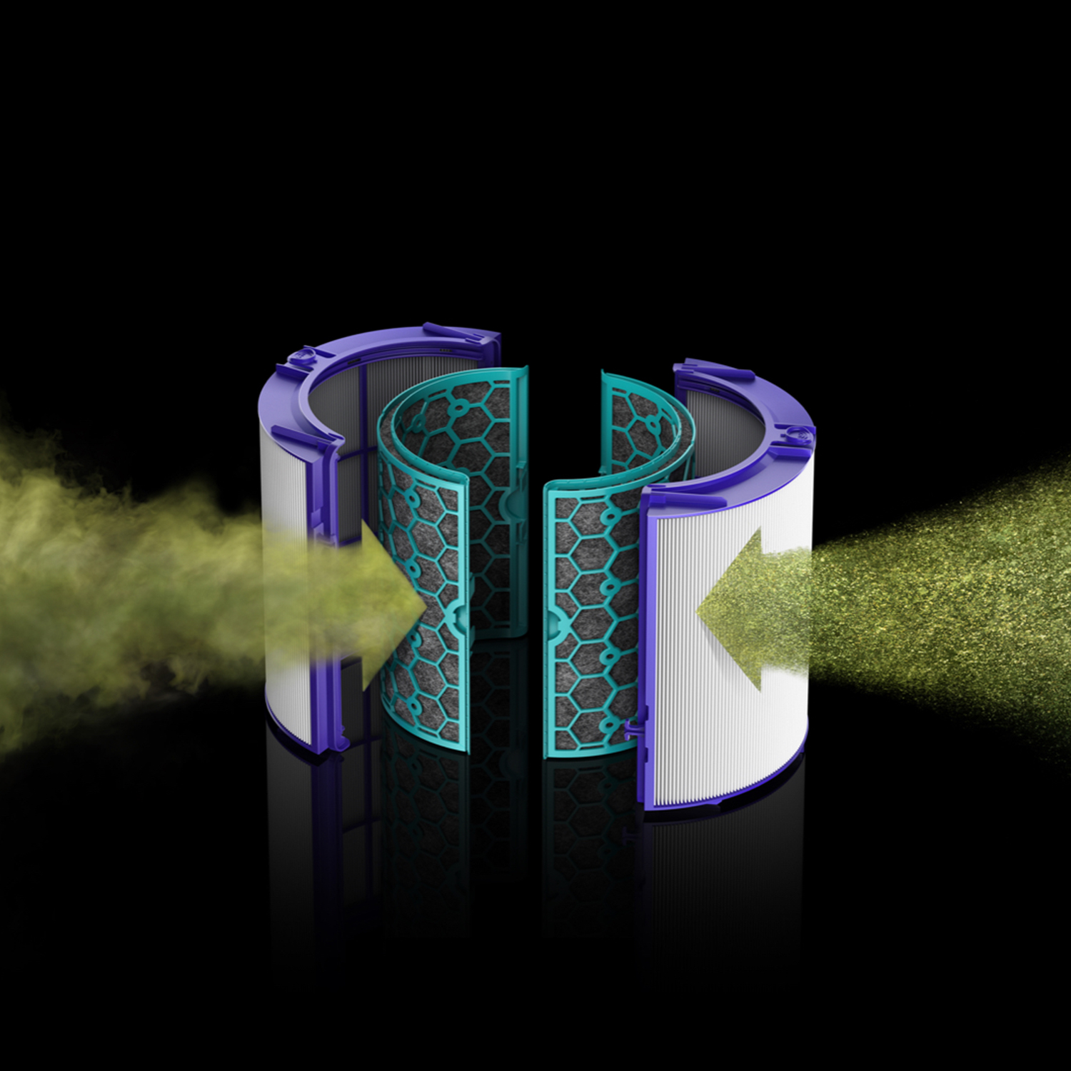 Dyson HP04 Pure Hot+Cool™ purifying fan heater thumbnail image