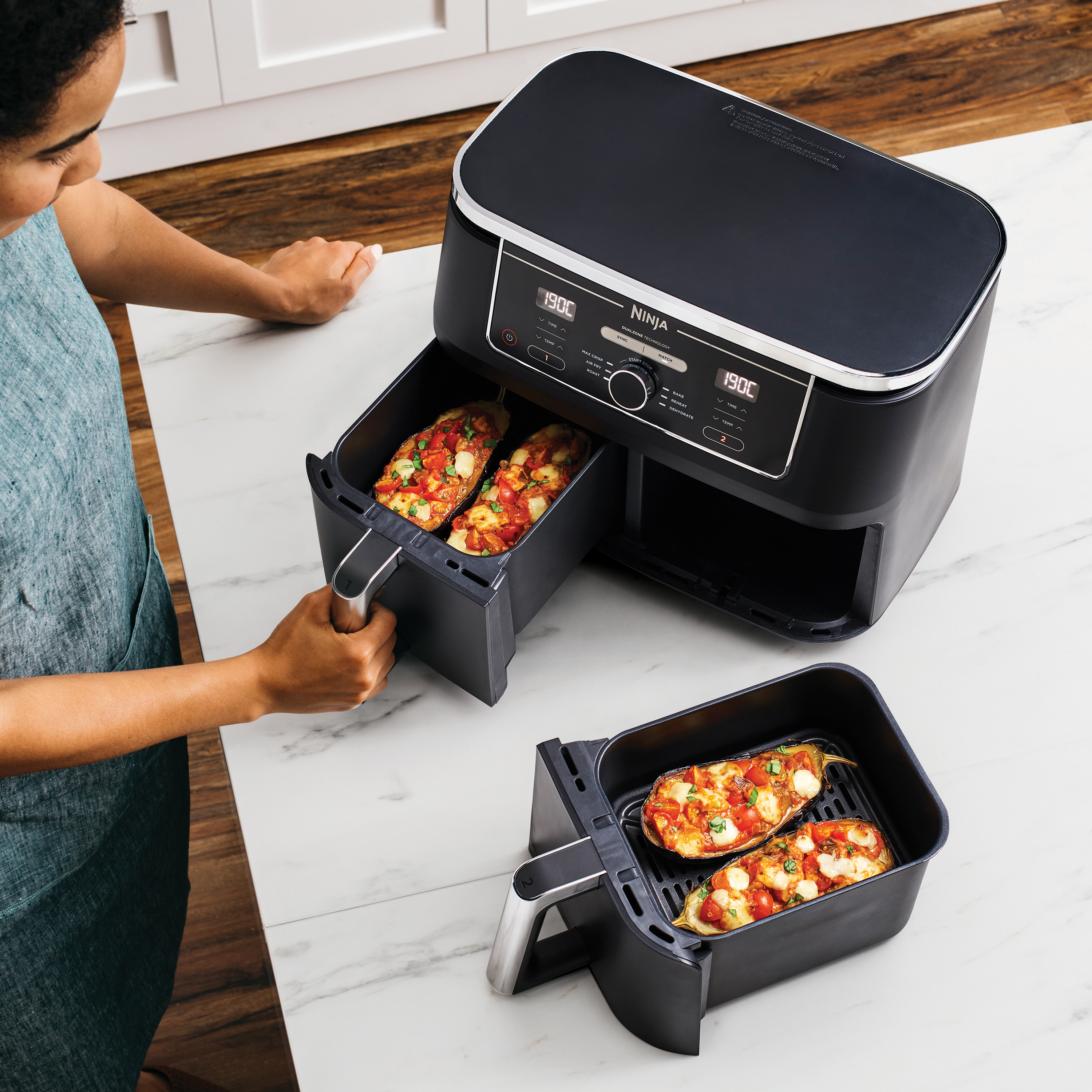 Ninja AF400UK XL Dual Zone Air Fryer - Black thumbnail image