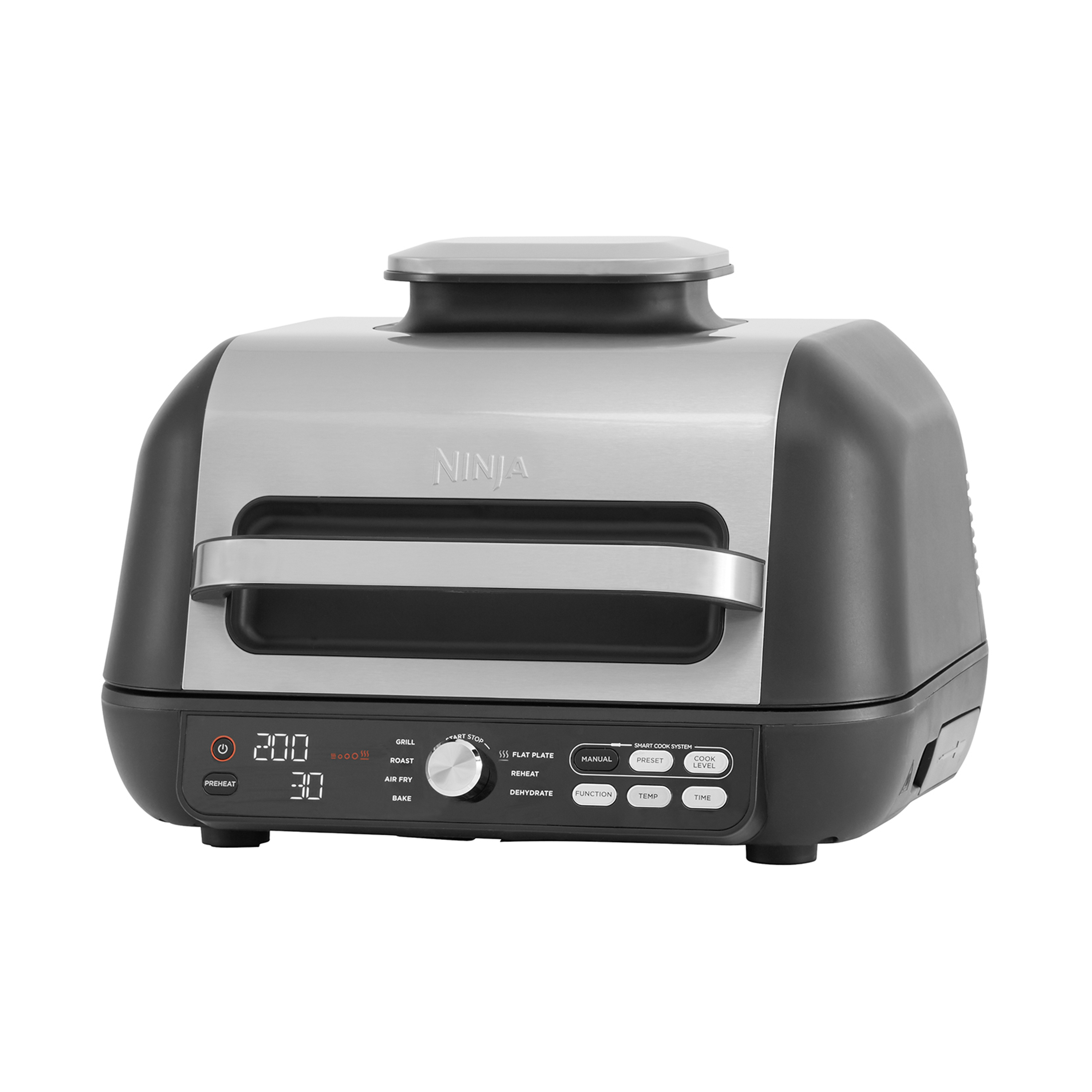 Ninja AG651UK Foodi MAX PRO Health Grill Flat Plate & Air Fryer - Black thumbnail image