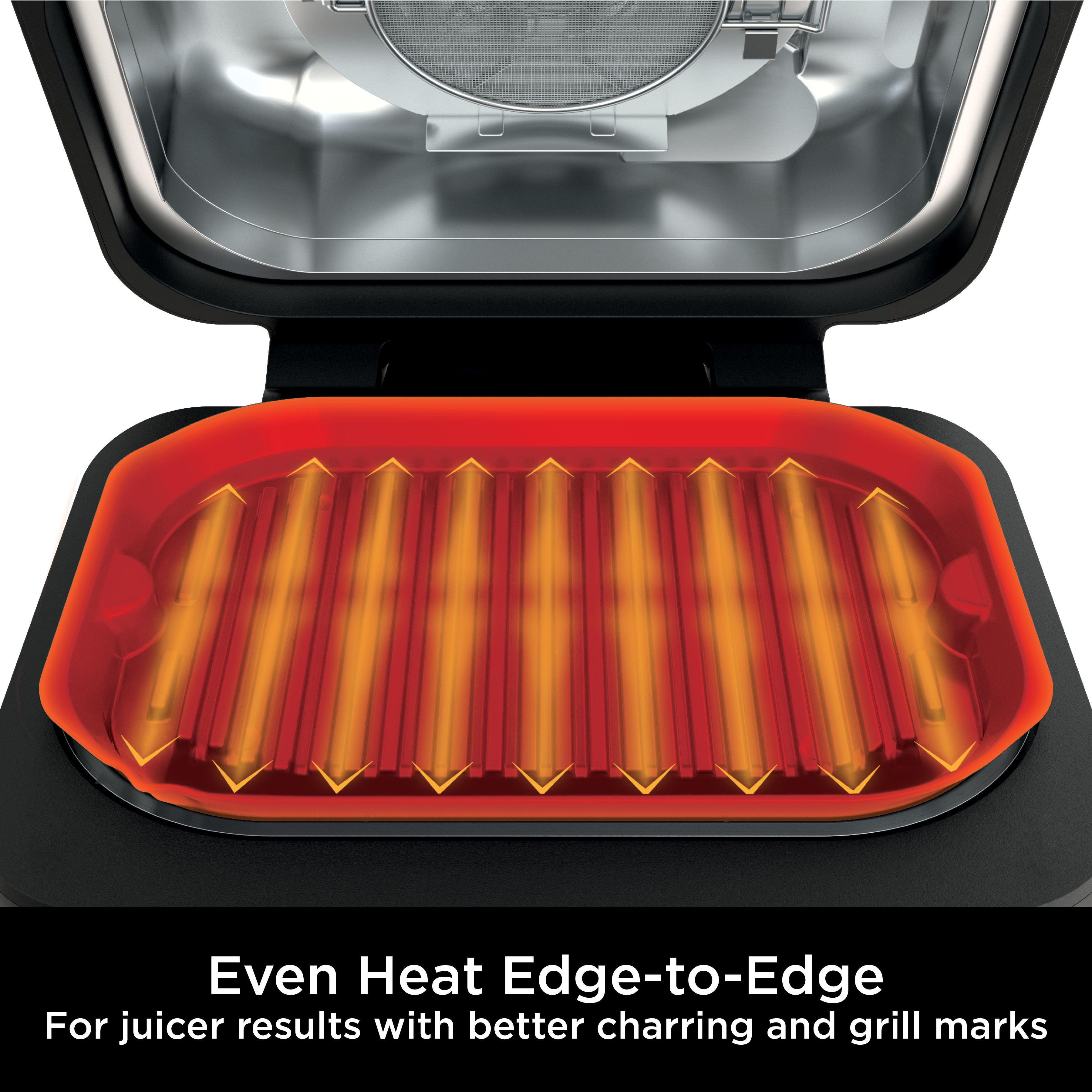 Ninja AG651UK Foodi MAX PRO Health Grill Flat Plate & Air Fryer - Black thumbnail image