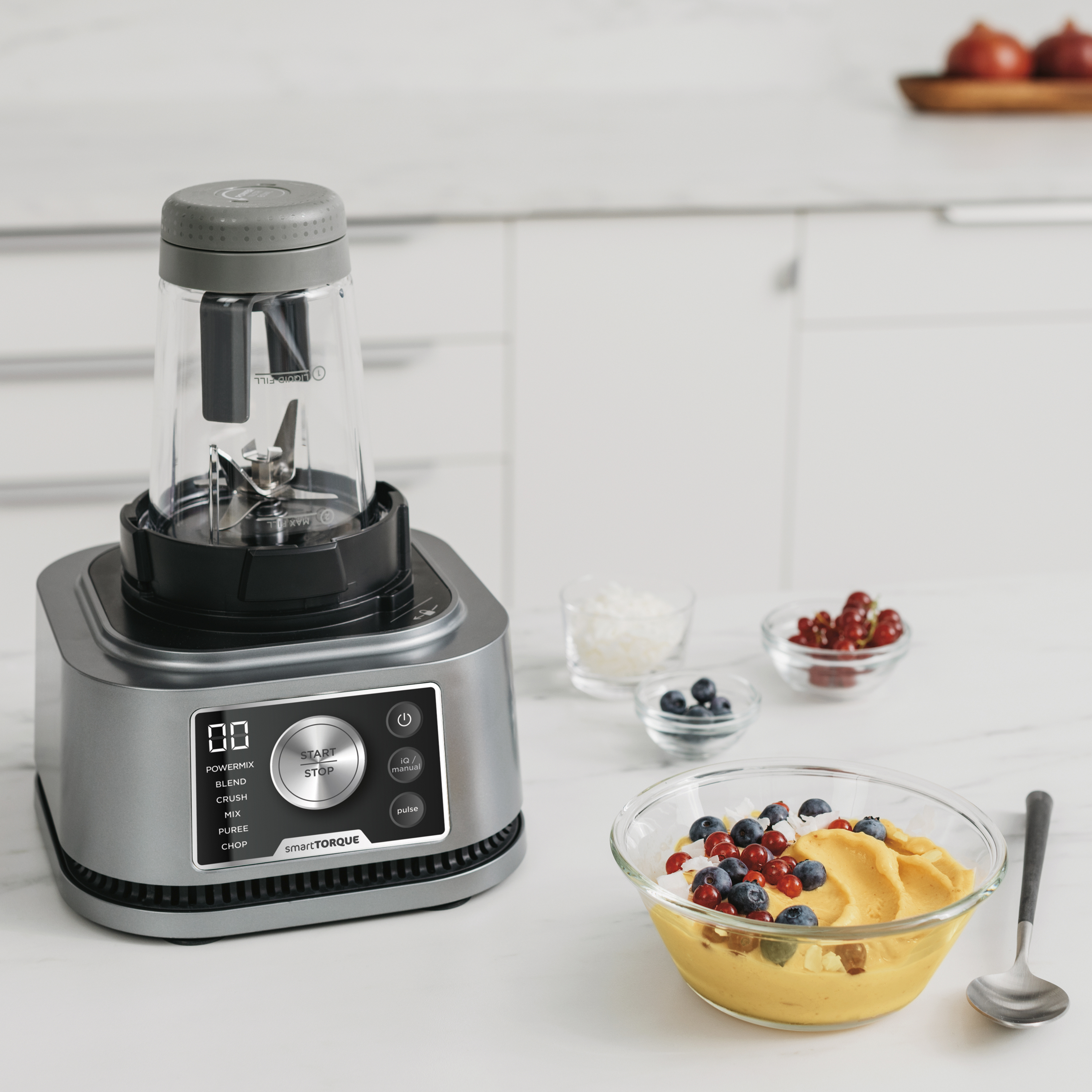 Ninja CB350UK 3-in-1 Foodi Power Nutri Blender with Auto-iQ Silver thumbnail image
