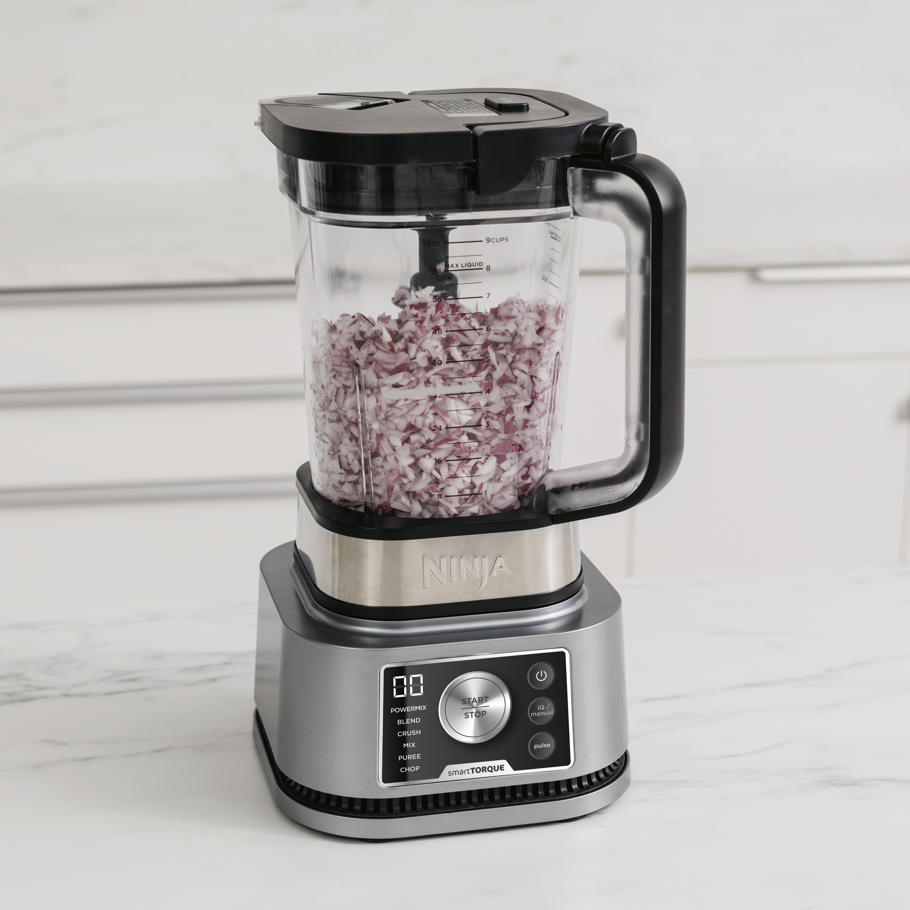 Ninja CB350UK 3-in-1 Foodi Power Nutri Blender with Auto-iQ Silver thumbnail image