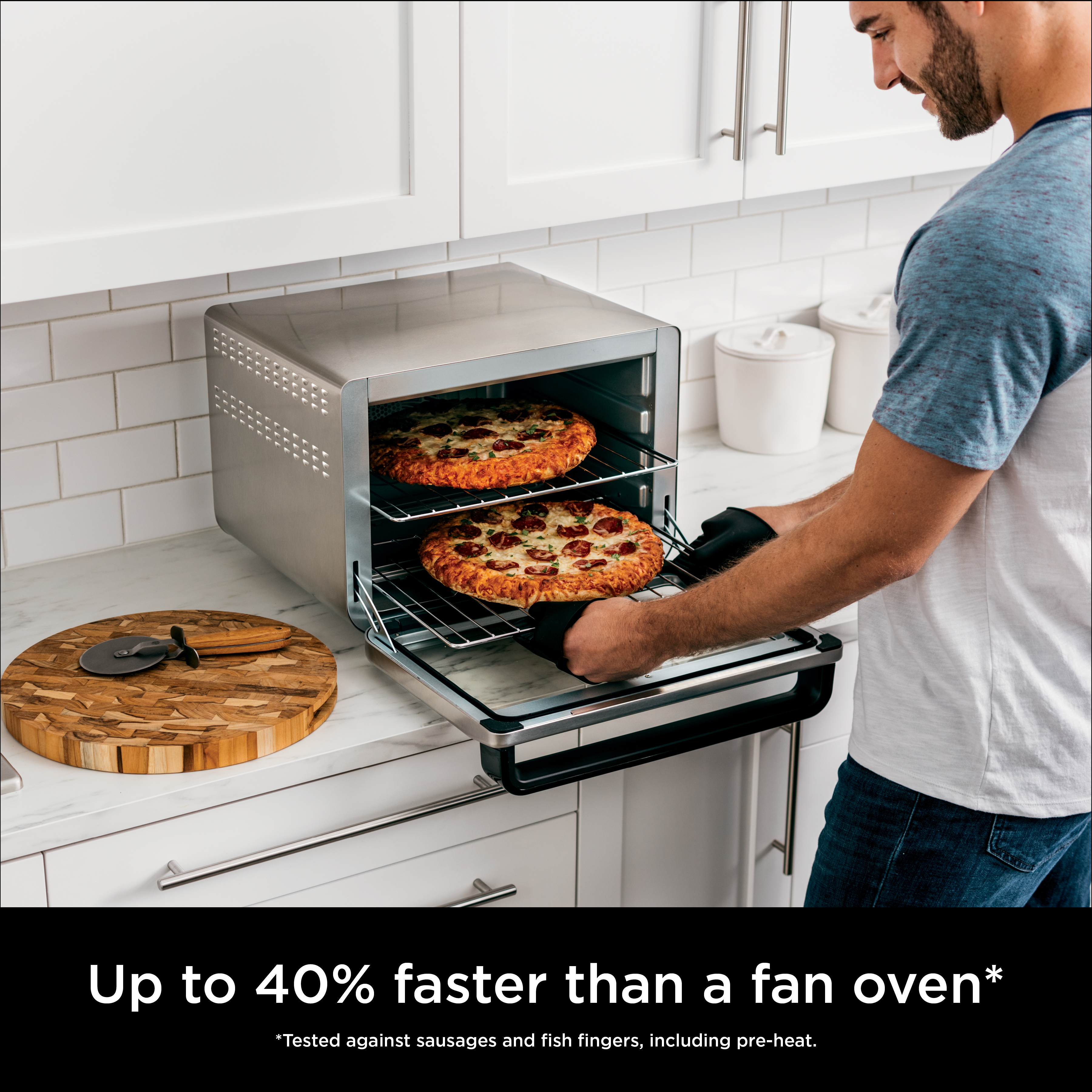 Ninja DT200UK 10 - in - 1 Multifunction Oven - Silver/Black thumbnail image