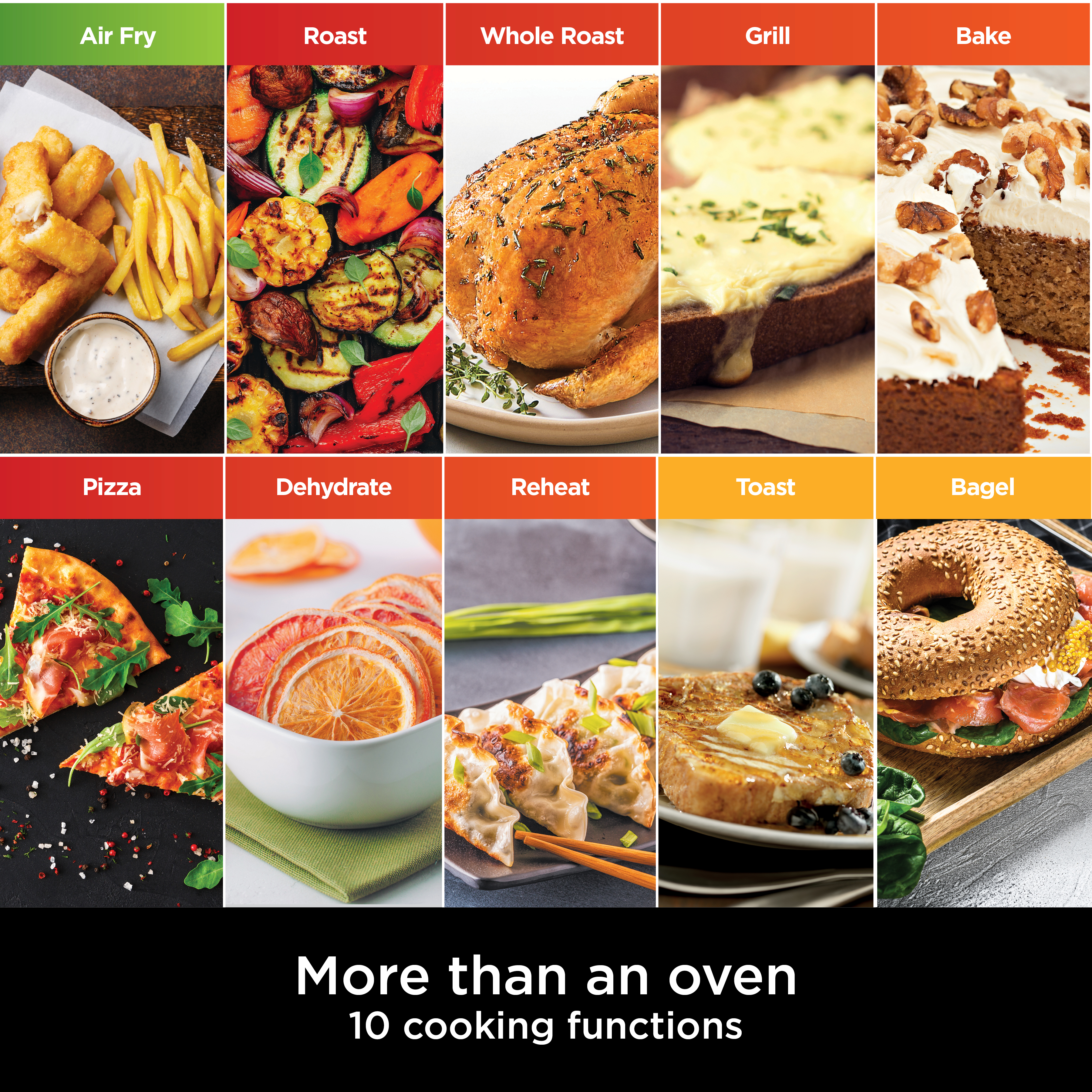 Ninja DT200UK 10 - in - 1 Multifunction Oven - Silver/Black thumbnail image