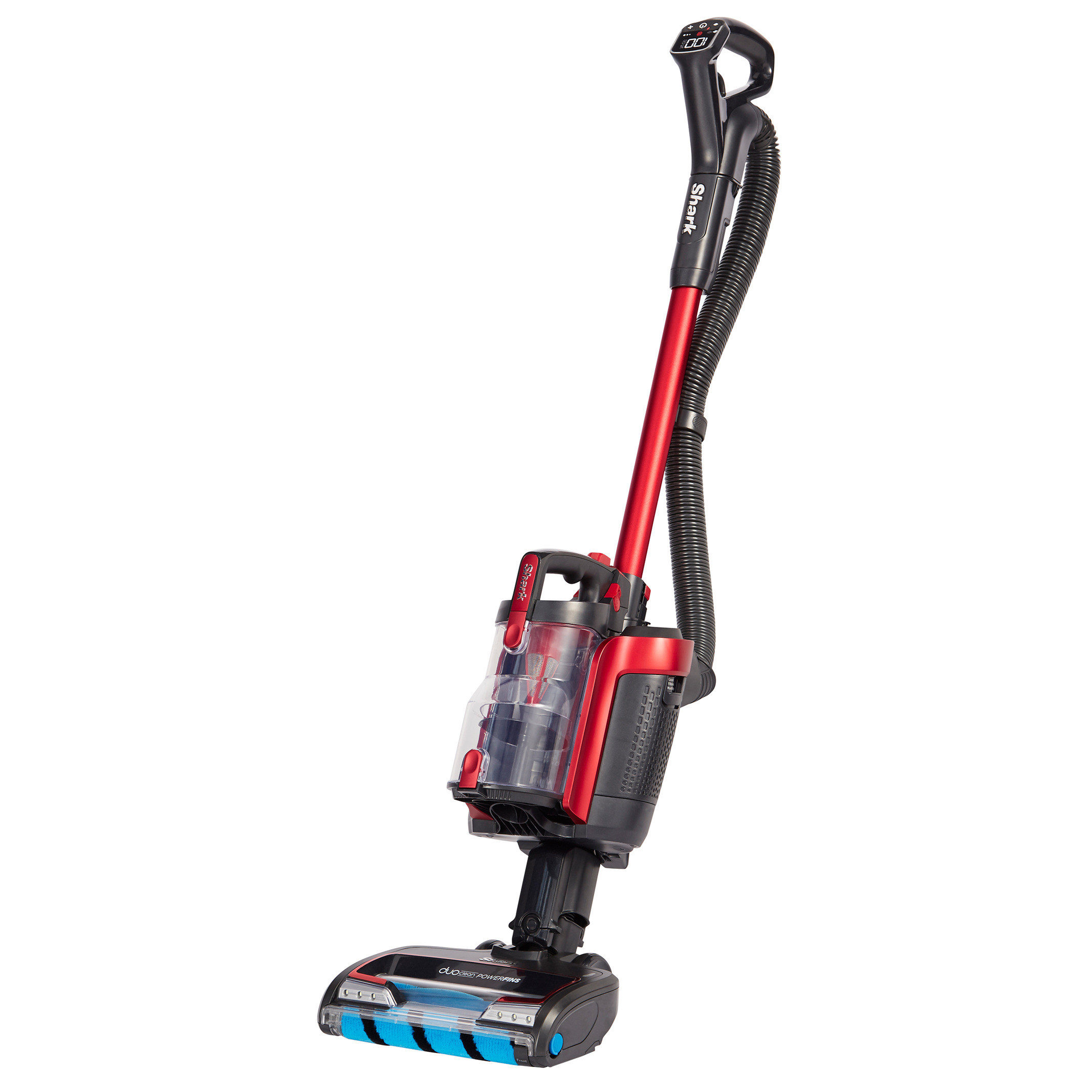 Shark ICZ300UK Anti Hair Wrap Cordless Upright Vacuum Cleaner with PowerFins & Powered Lift-Away - 60 Minute Run Time - Red thumbnail image
