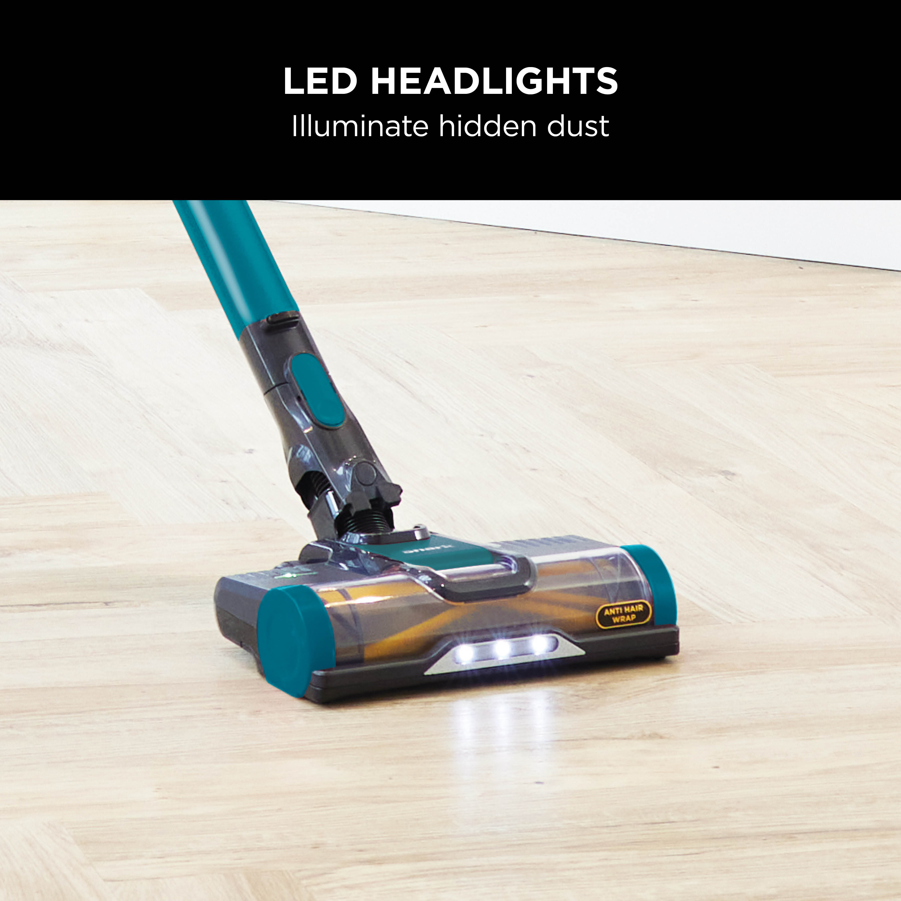 Shark IZ252UKT Cordless Stick Vacuum Cleaner - Pet Model - 80 Minutes Run Time - Blue thumbnail image
