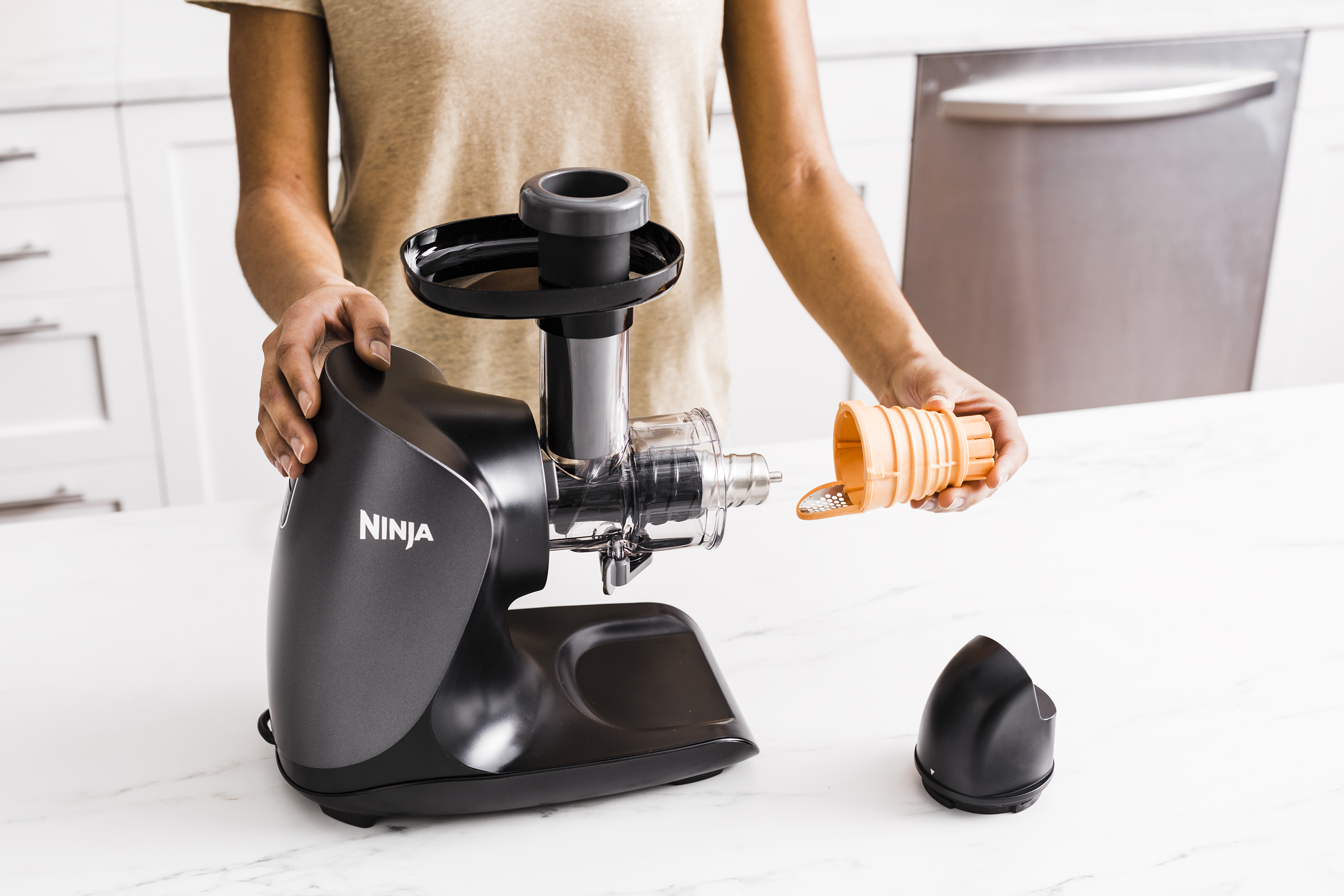 Ninja JC100UK Cold Press Juicer - Grey/Black thumbnail image