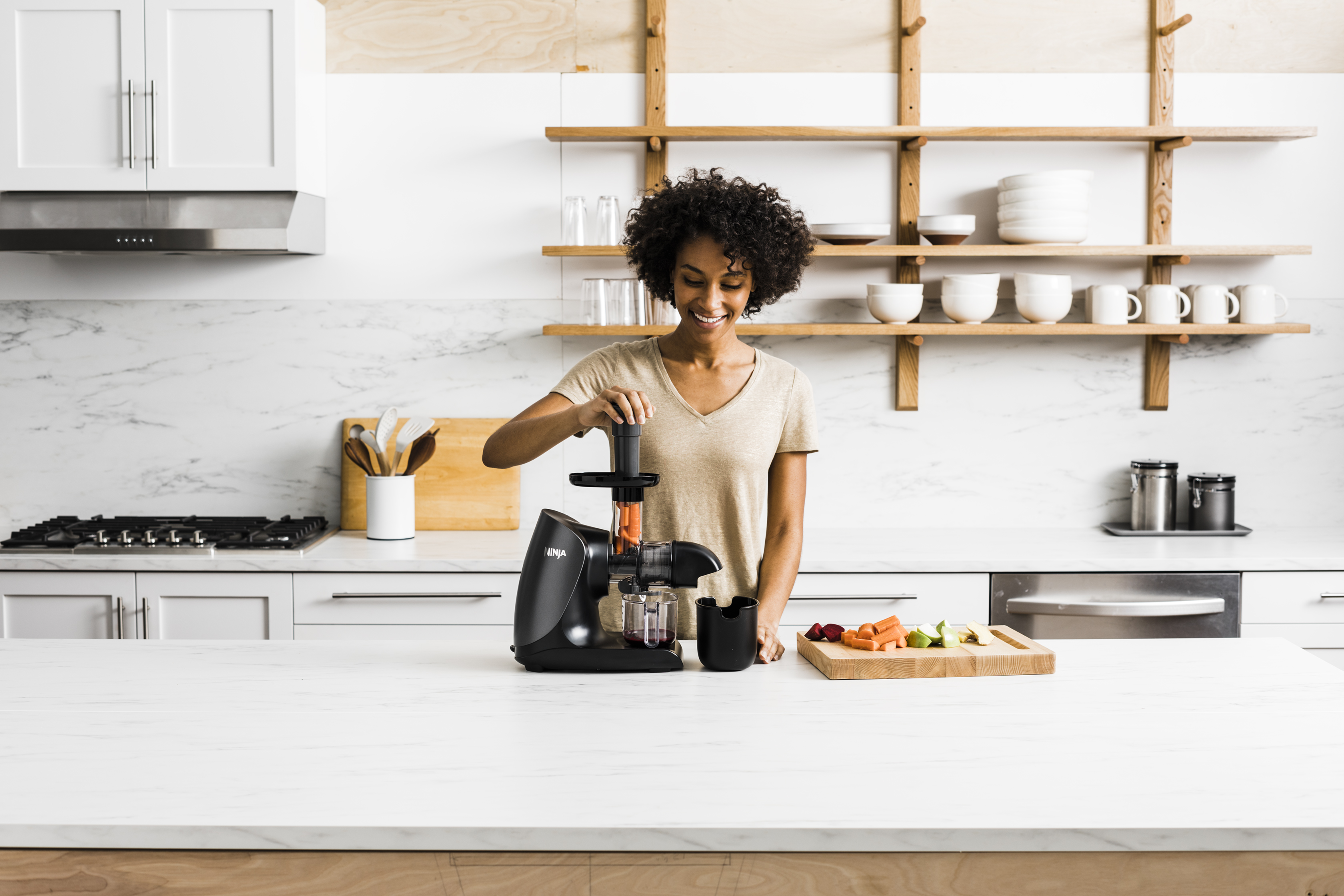 Ninja JC100UK Cold Press Juicer - Grey/Black thumbnail image