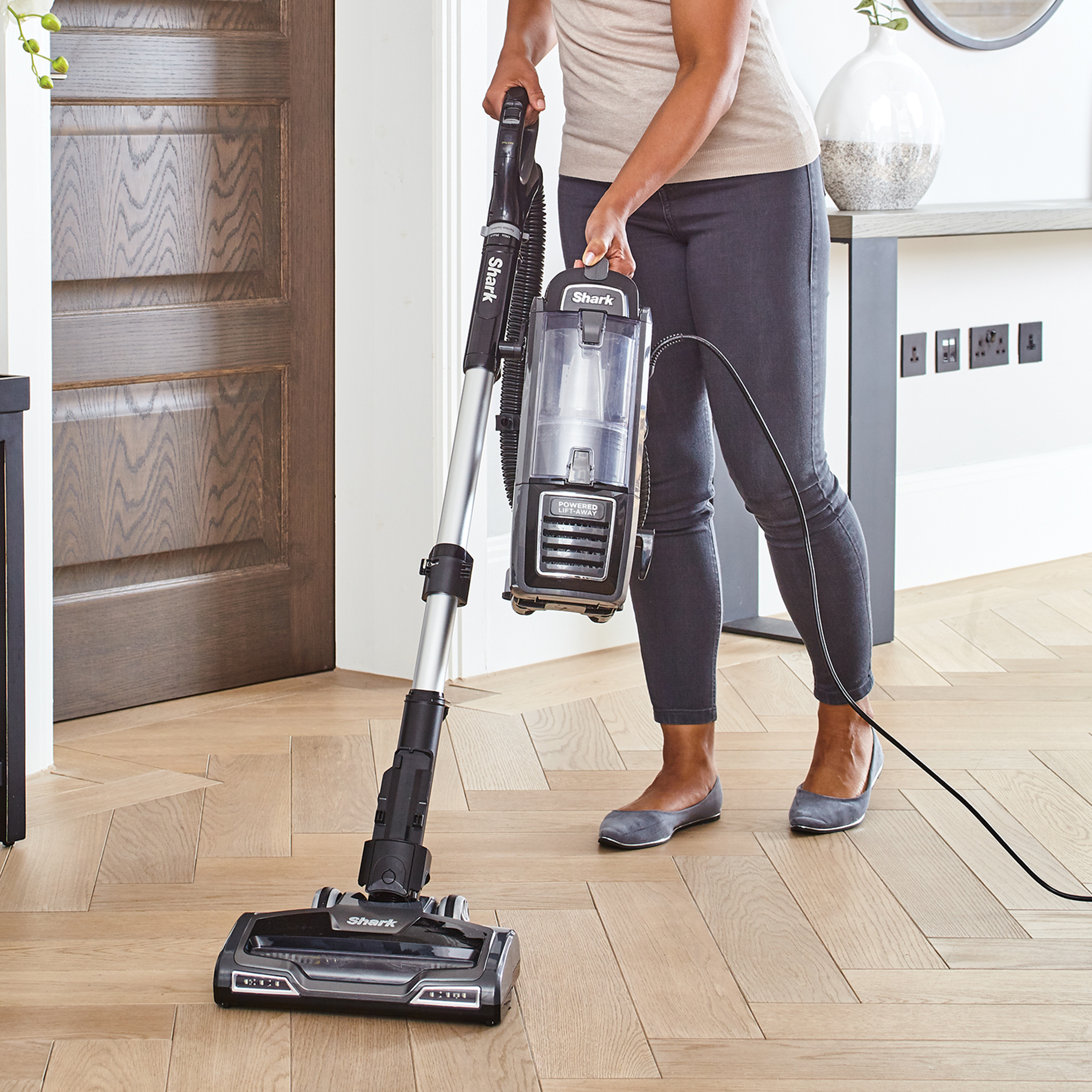 Shark NV620UKT Powered Lift-Away Upright Vacuum Cleaner with TruePet - Silver thumbnail image