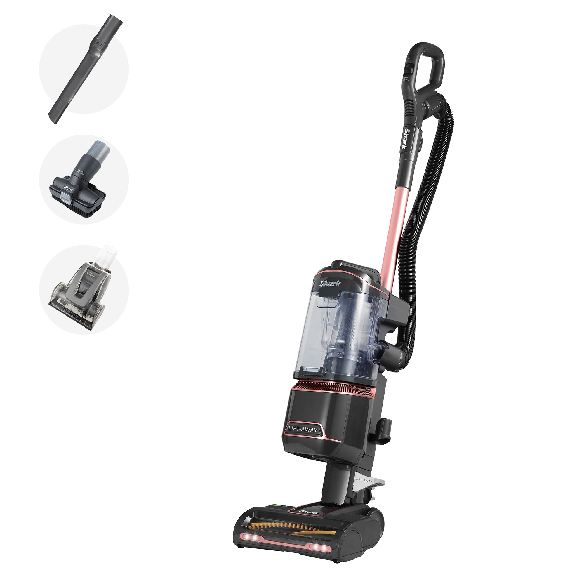 Shark NZ690UKT Anti-Hair Wrap Upright Vacuum Cleaner with Lift-Away - Pet Model - Rose Gold thumbnail image