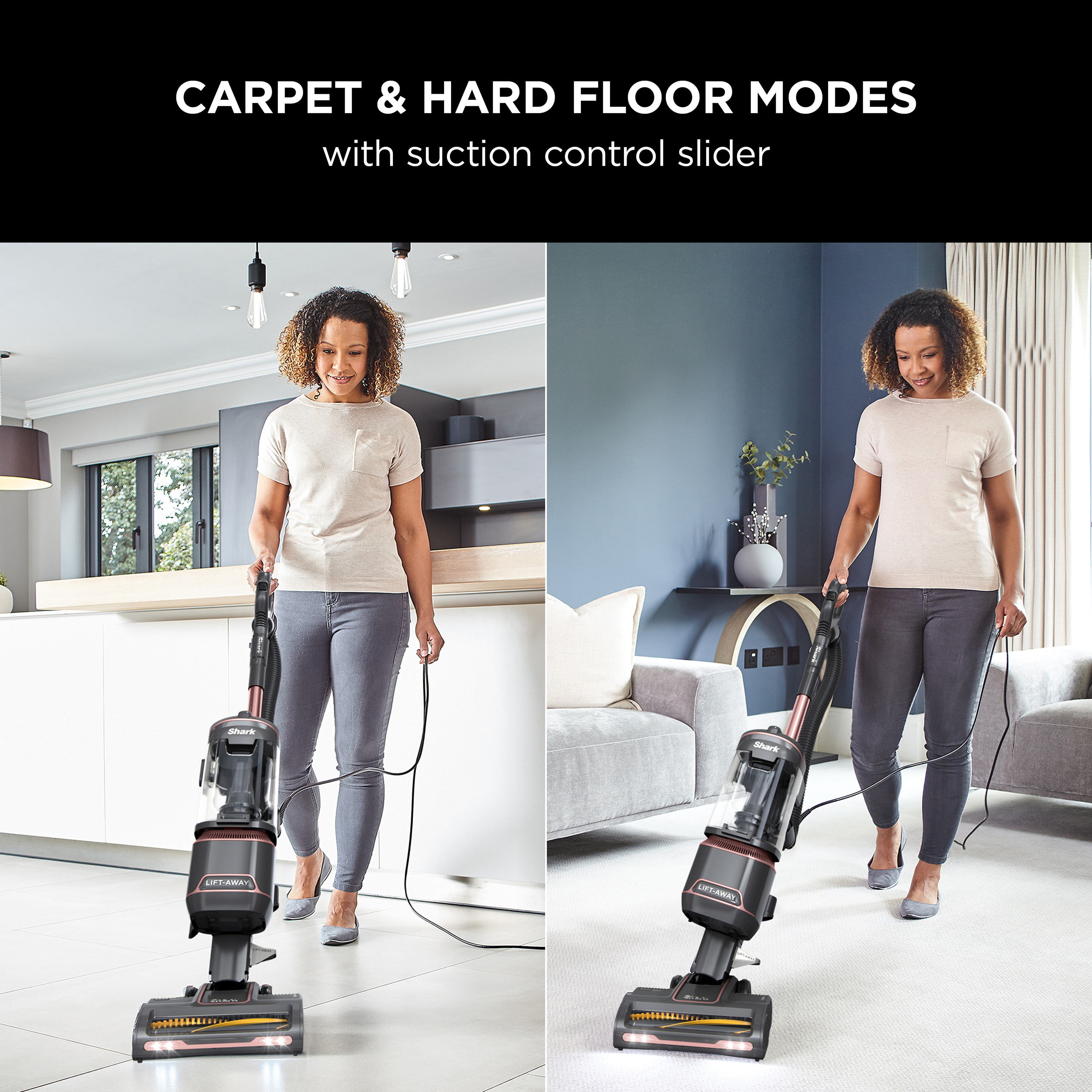 Shark NZ690UKT Anti-Hair Wrap Upright Vacuum Cleaner with Lift-Away - Pet Model - Rose Gold thumbnail image