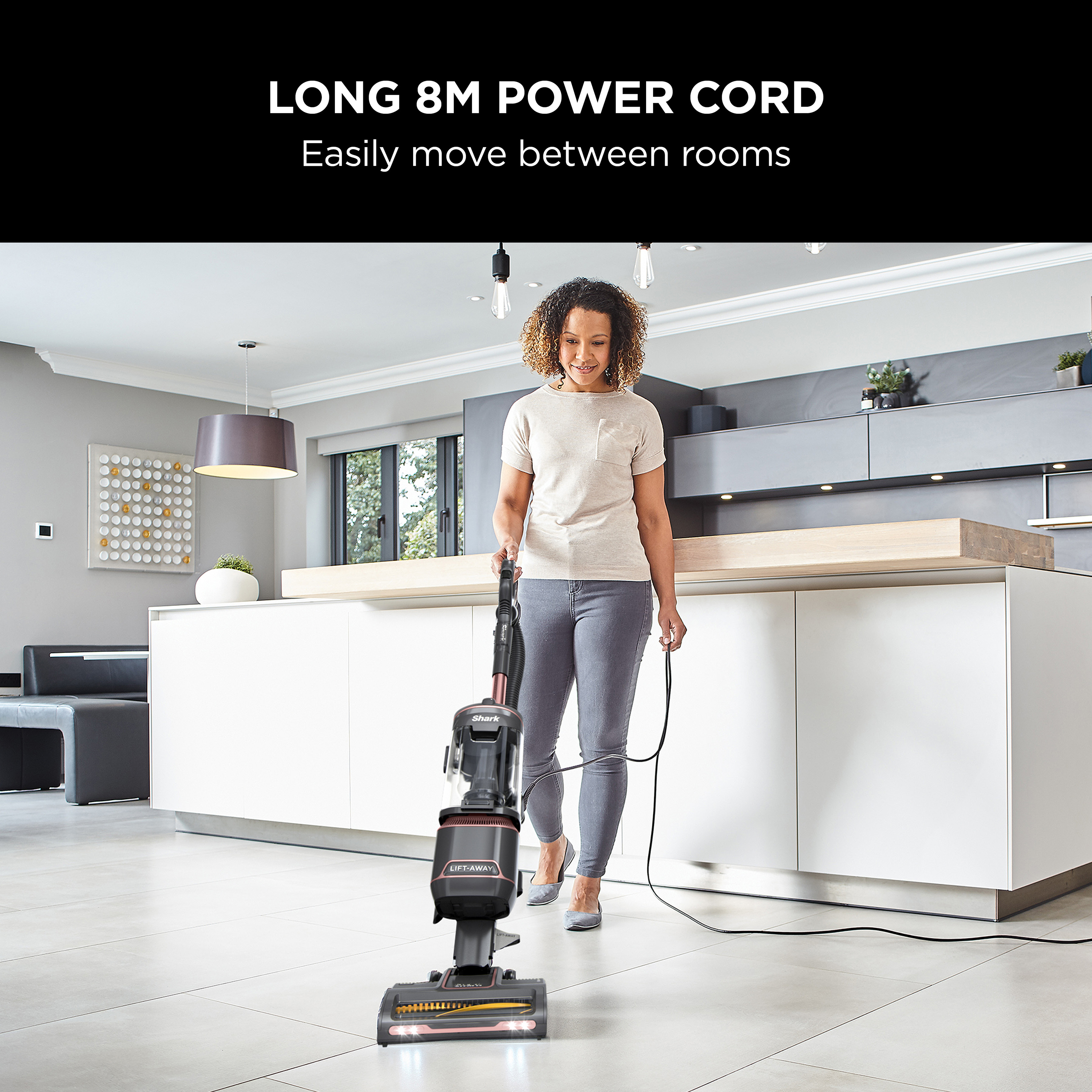 Shark NZ690UKT Anti-Hair Wrap Upright Vacuum Cleaner with Lift-Away - Pet Model - Rose Gold thumbnail image