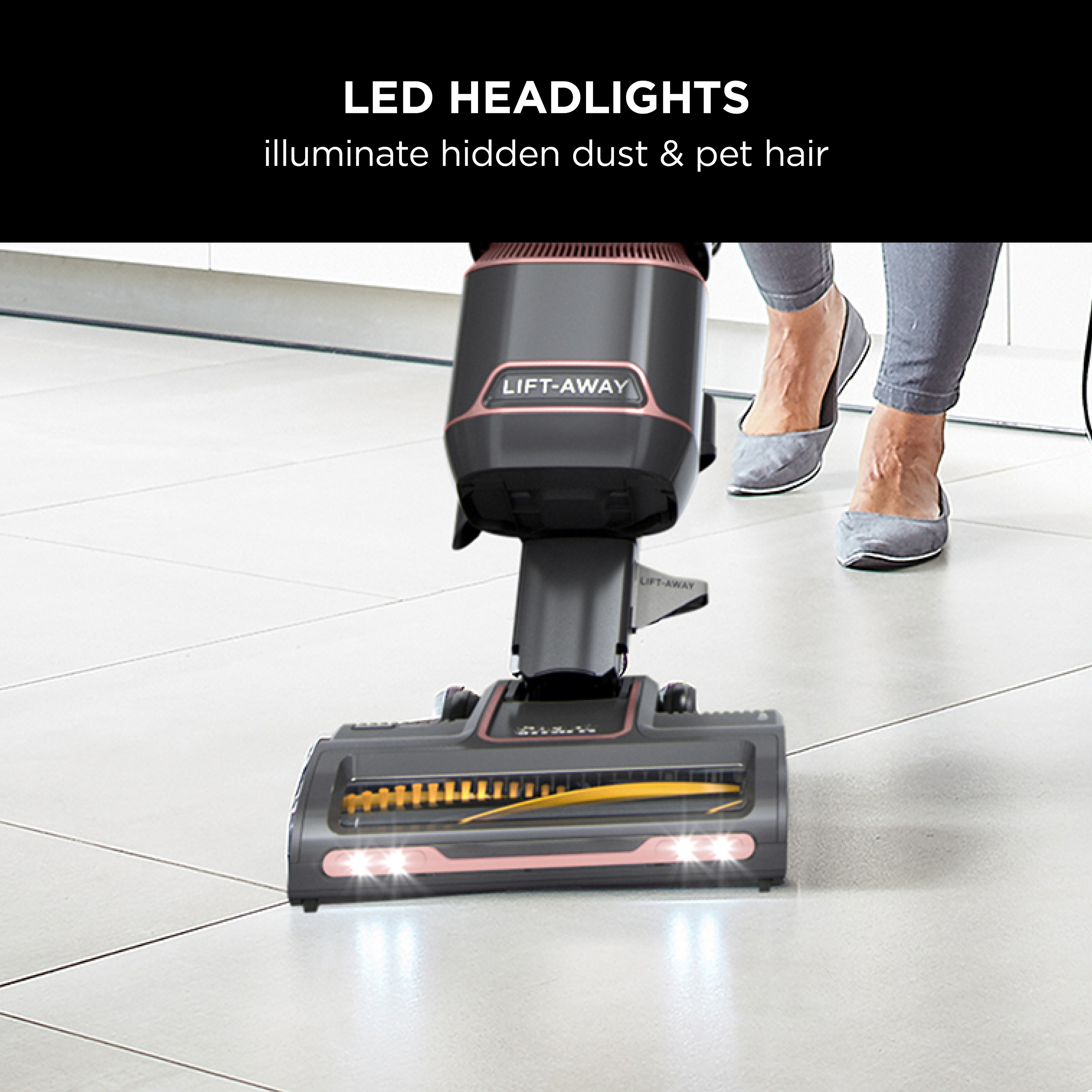 Shark NZ690UKT Anti-Hair Wrap Upright Vacuum Cleaner with Lift-Away - Pet Model - Rose Gold thumbnail image