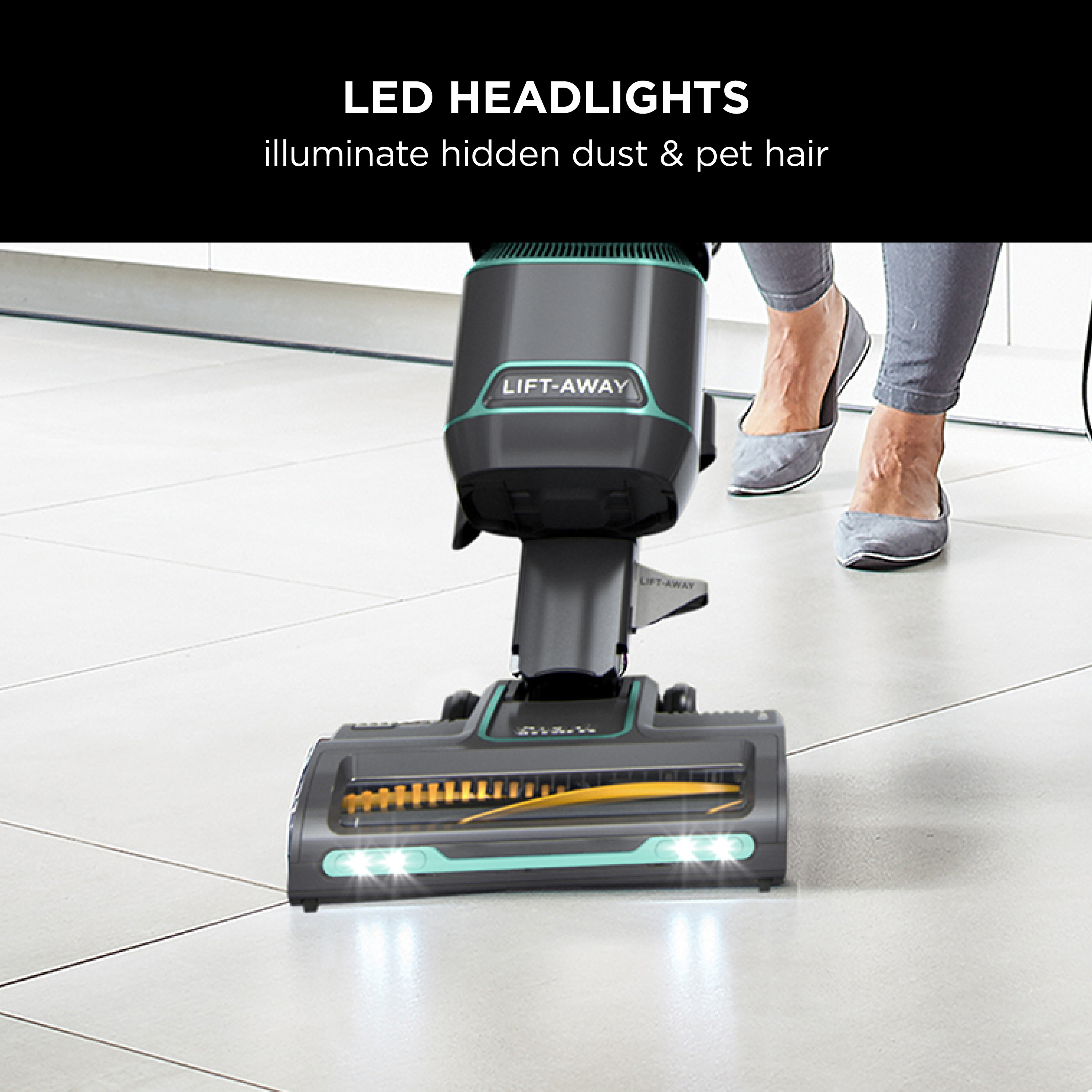 Shark NZ690UK Anti-Hair Wrap Upright Vacuum Cleaner with Lift-Away - Teal thumbnail image