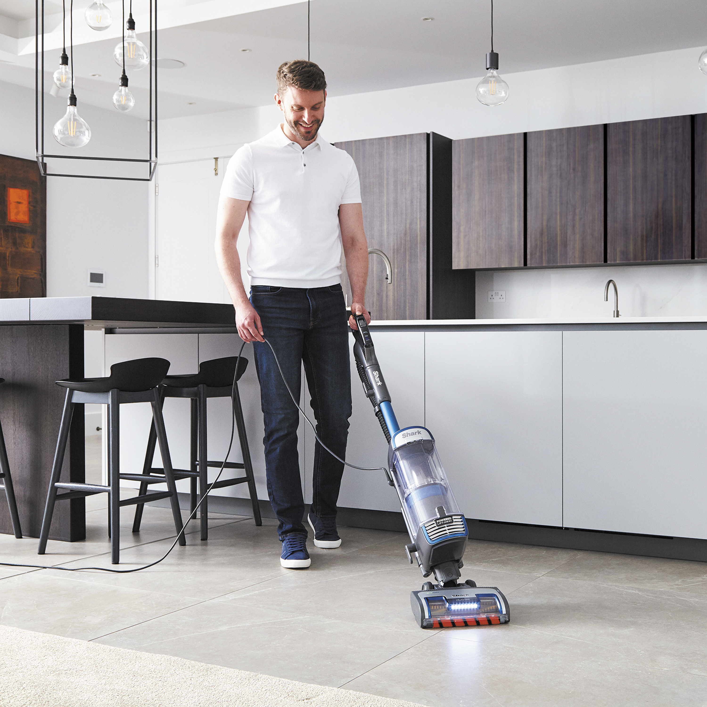 Shark NZ850UKT Anti Hair Wrap Upright Vacuum Cleaner with Powered Lift- Away and TruePet - Navy thumbnail image