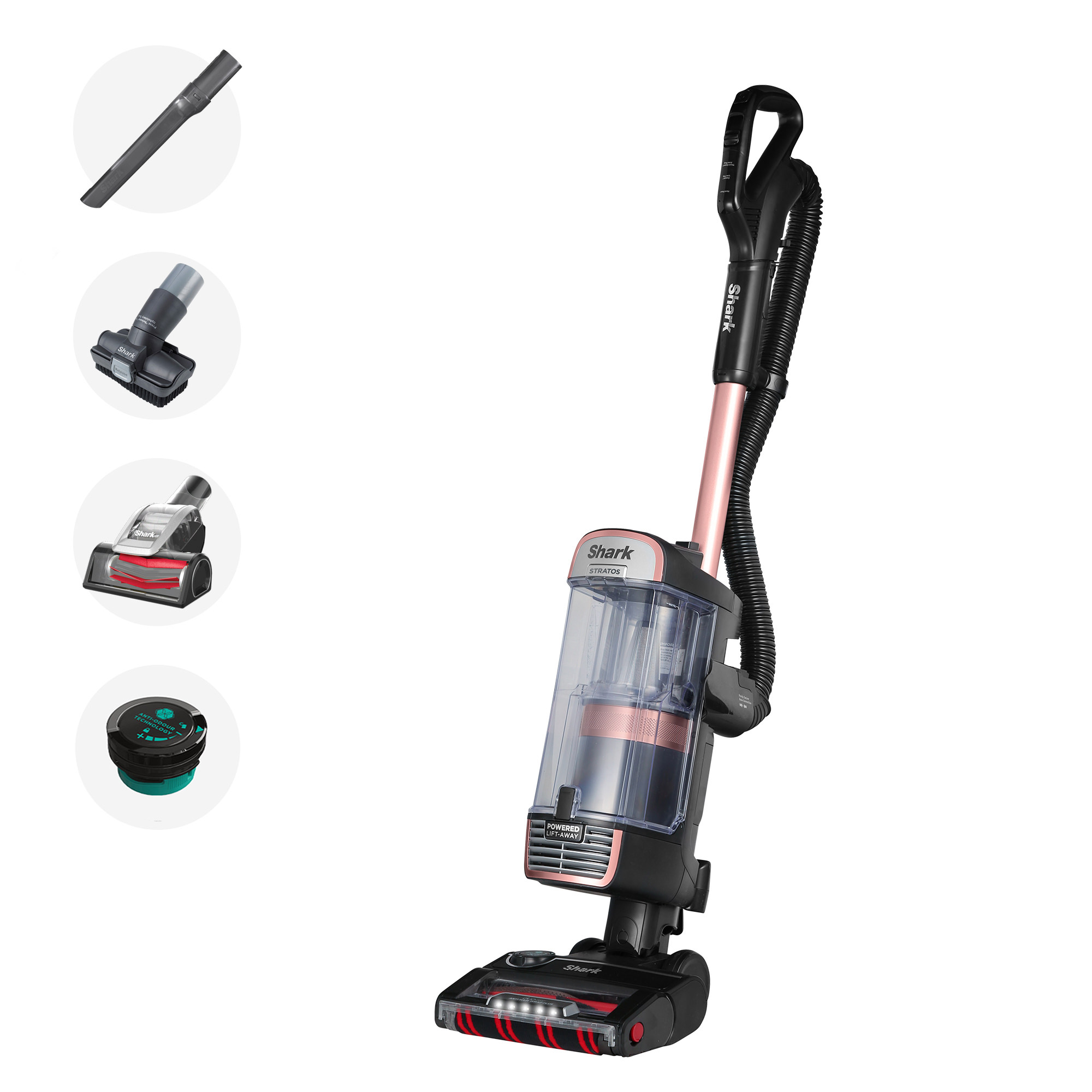 Shark NZ860UKT Stratos Anti hair Wrap Plus Upright Vacuum Cleaner - Rose Gold thumbnail image