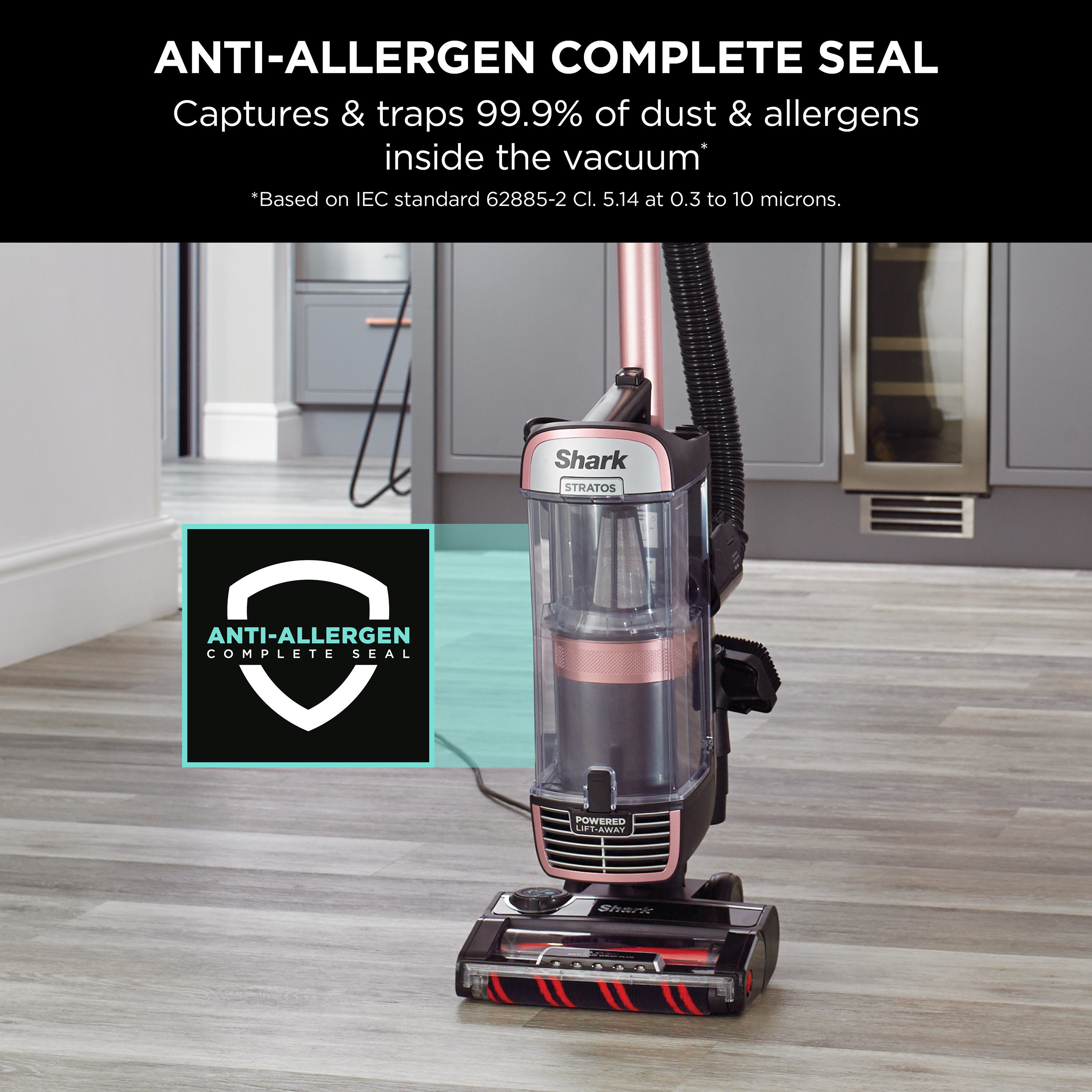Shark NZ860UKT Stratos Anti hair Wrap Plus Upright Vacuum Cleaner - Rose Gold thumbnail image